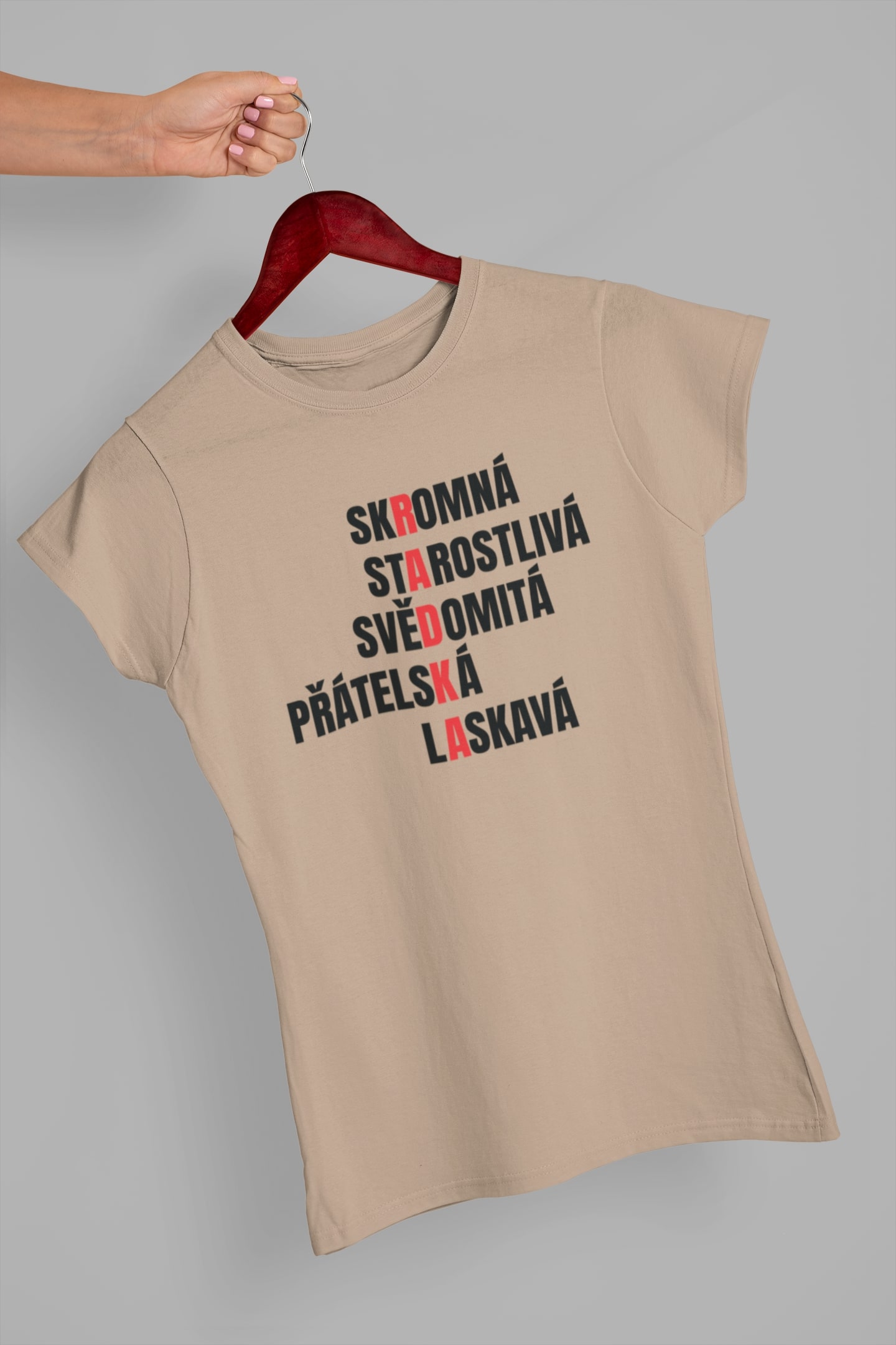 Dámské tričko Charakteristika Radky Barva: Písková