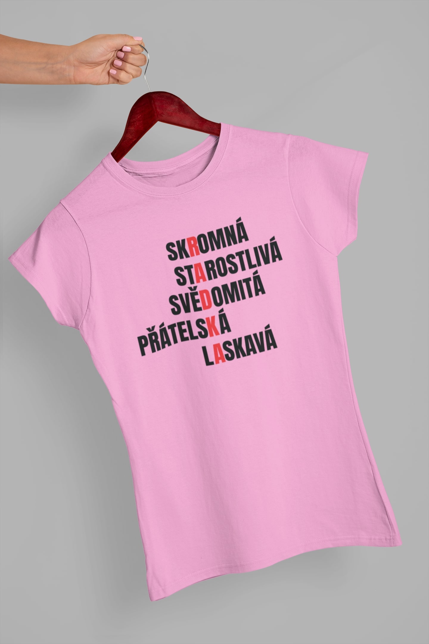Dámské tričko Charakteristika Radky Barva: Ružová
