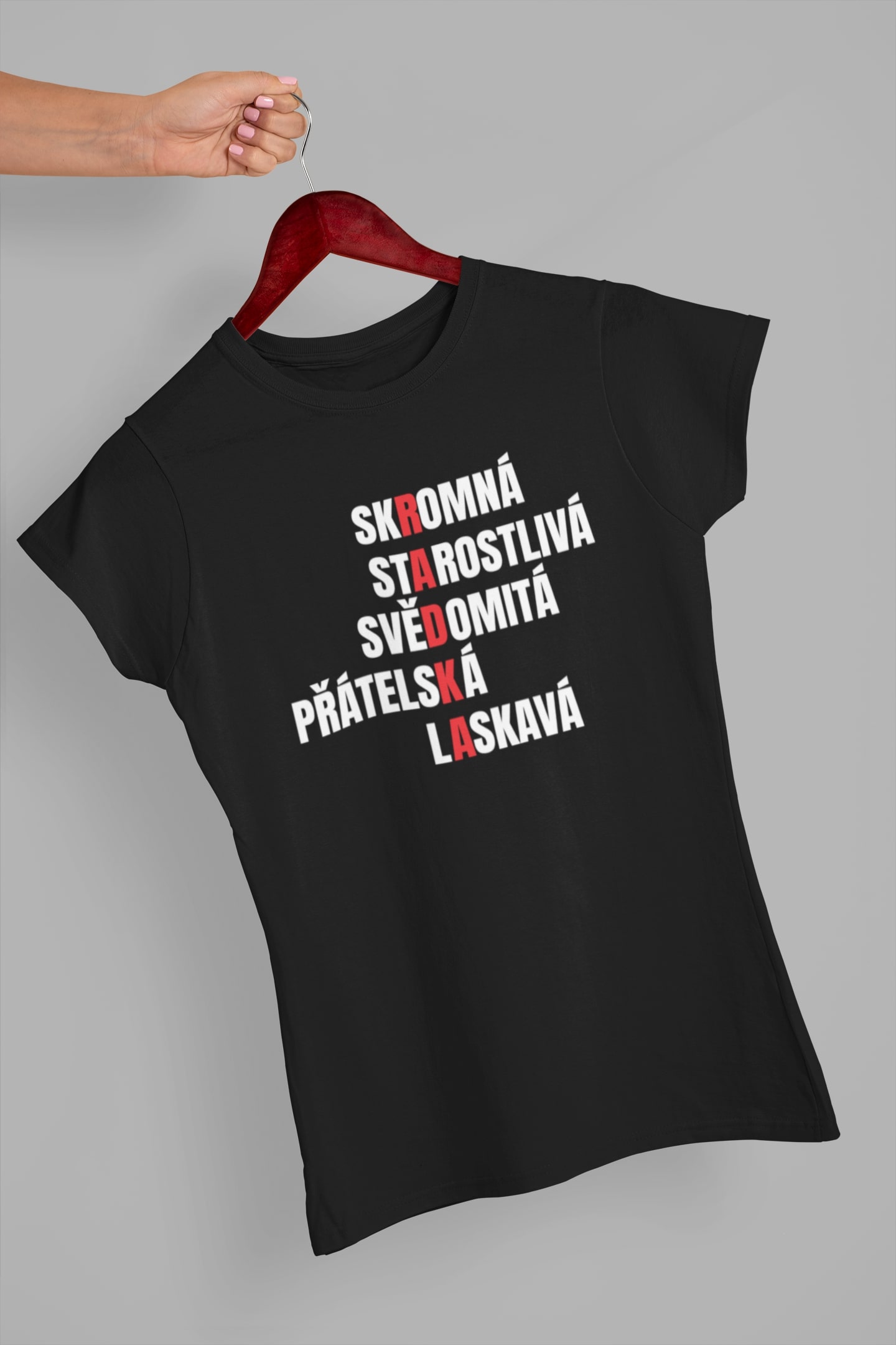 Dámské tričko Charakteristika Radky Barva: Černá