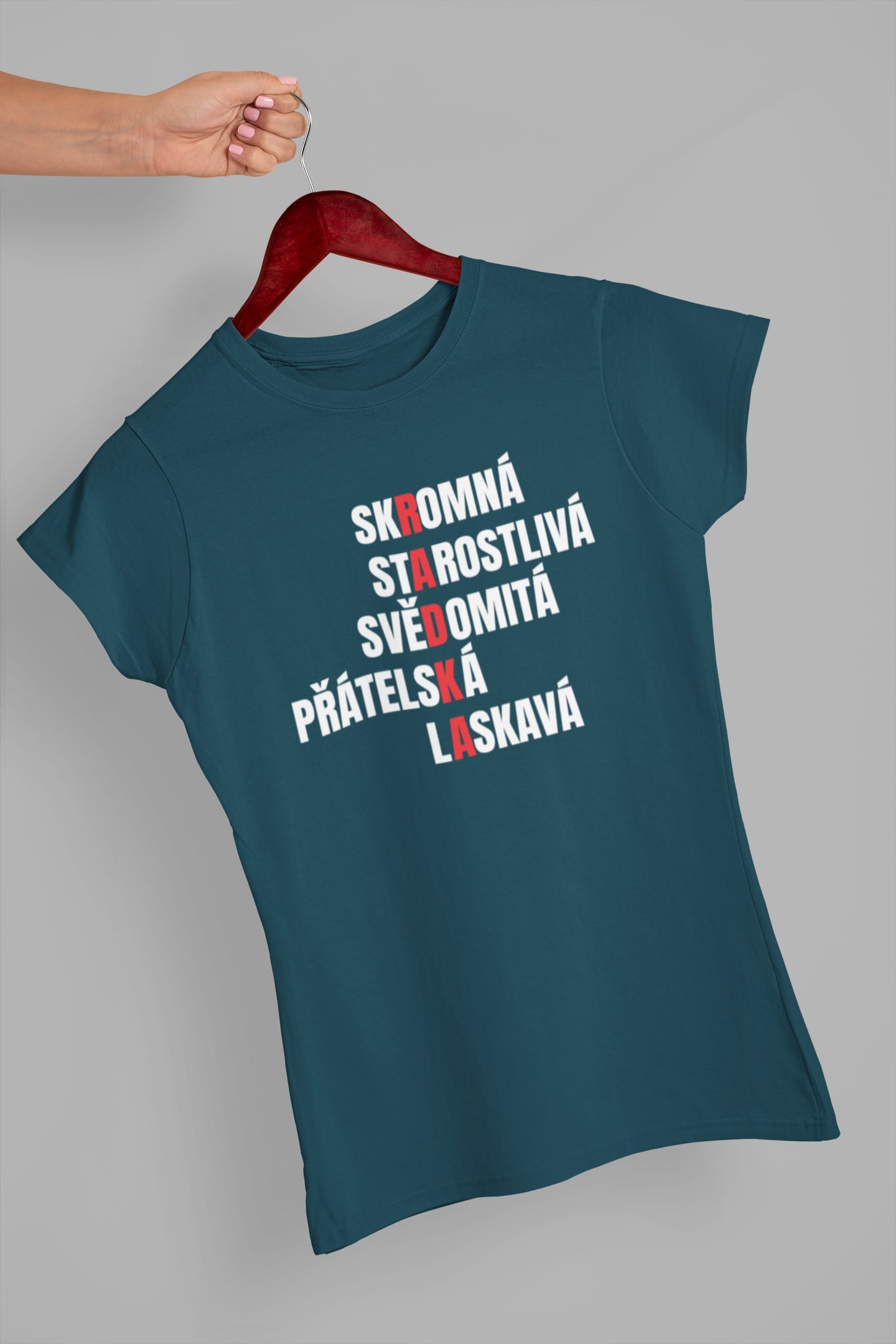 Dámské tričko Charakteristika Radky Barva: Petrolejová modrá