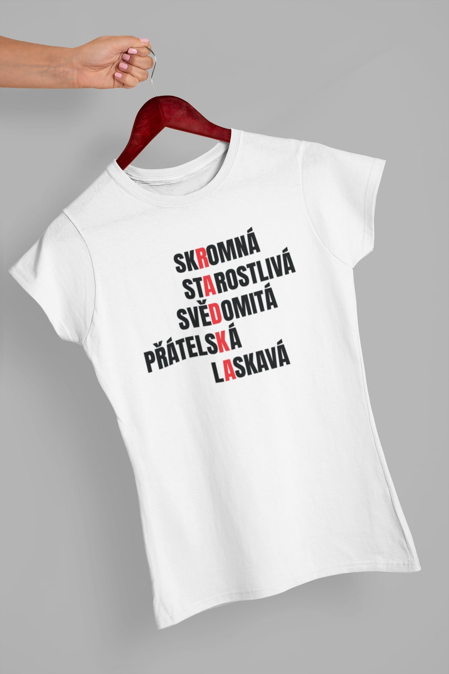 Dámské tričko Charakteristika Radky Barva: Bíla