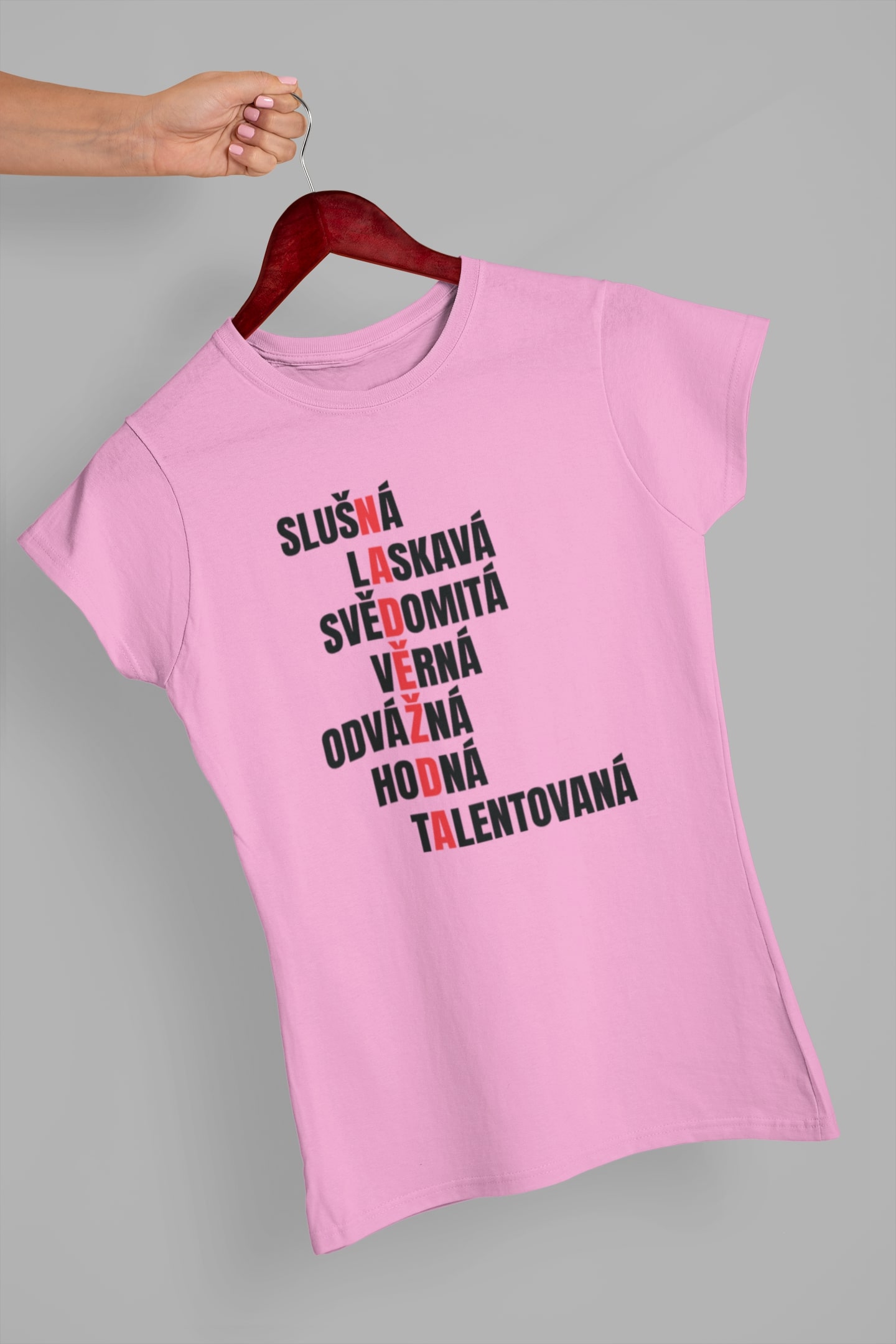 Dámské tričko Charakteristika Naděždy Barva: Ružová