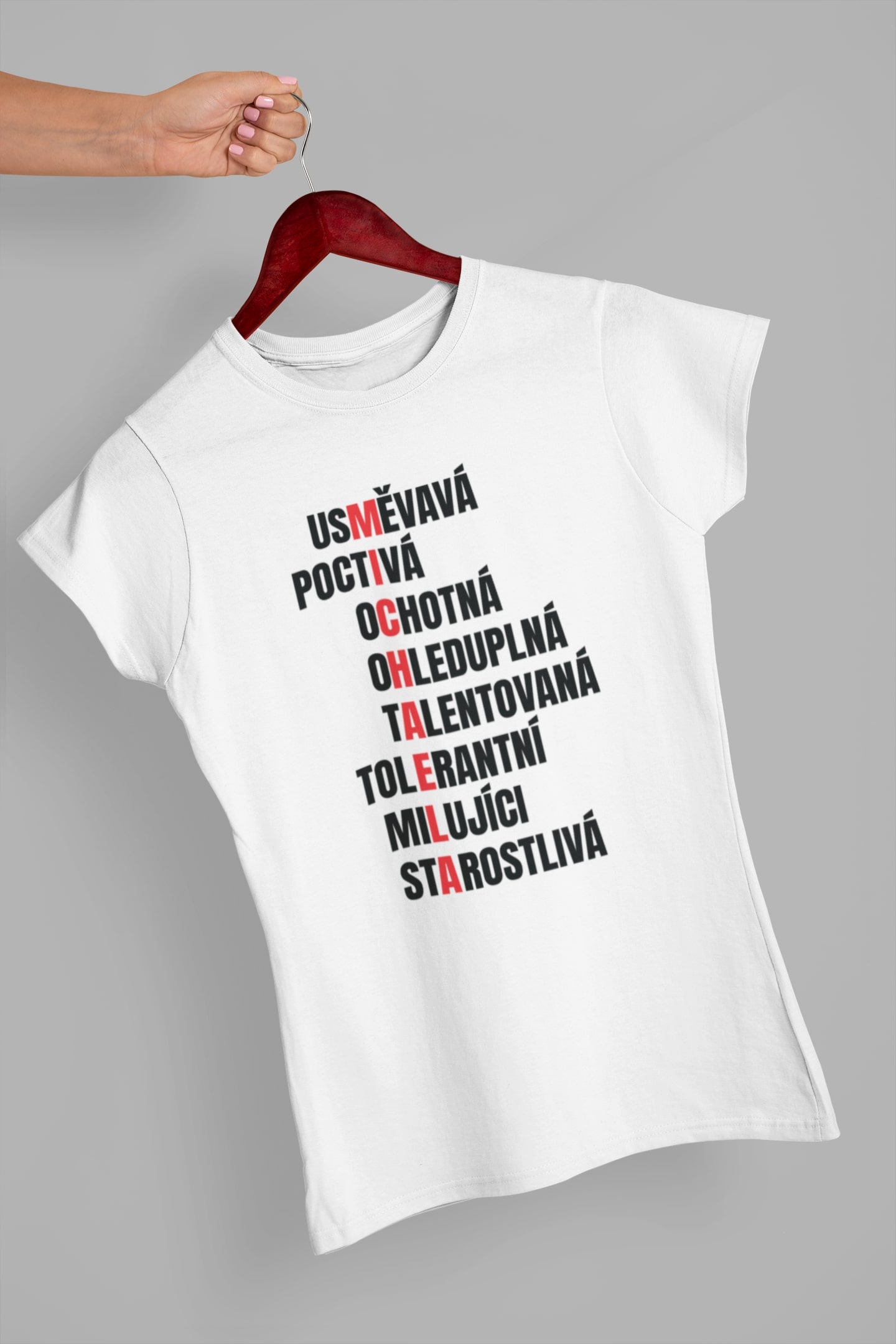 Dámské tričko Charakteristika Michaela Barva: Bíla