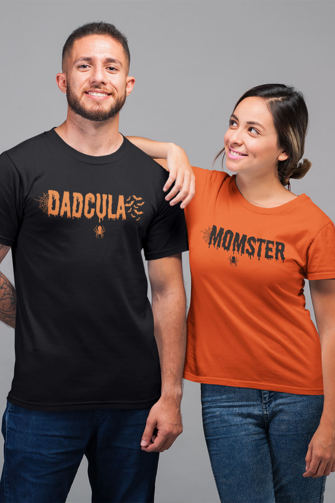 Tričká pro páry Momster a Dadcula