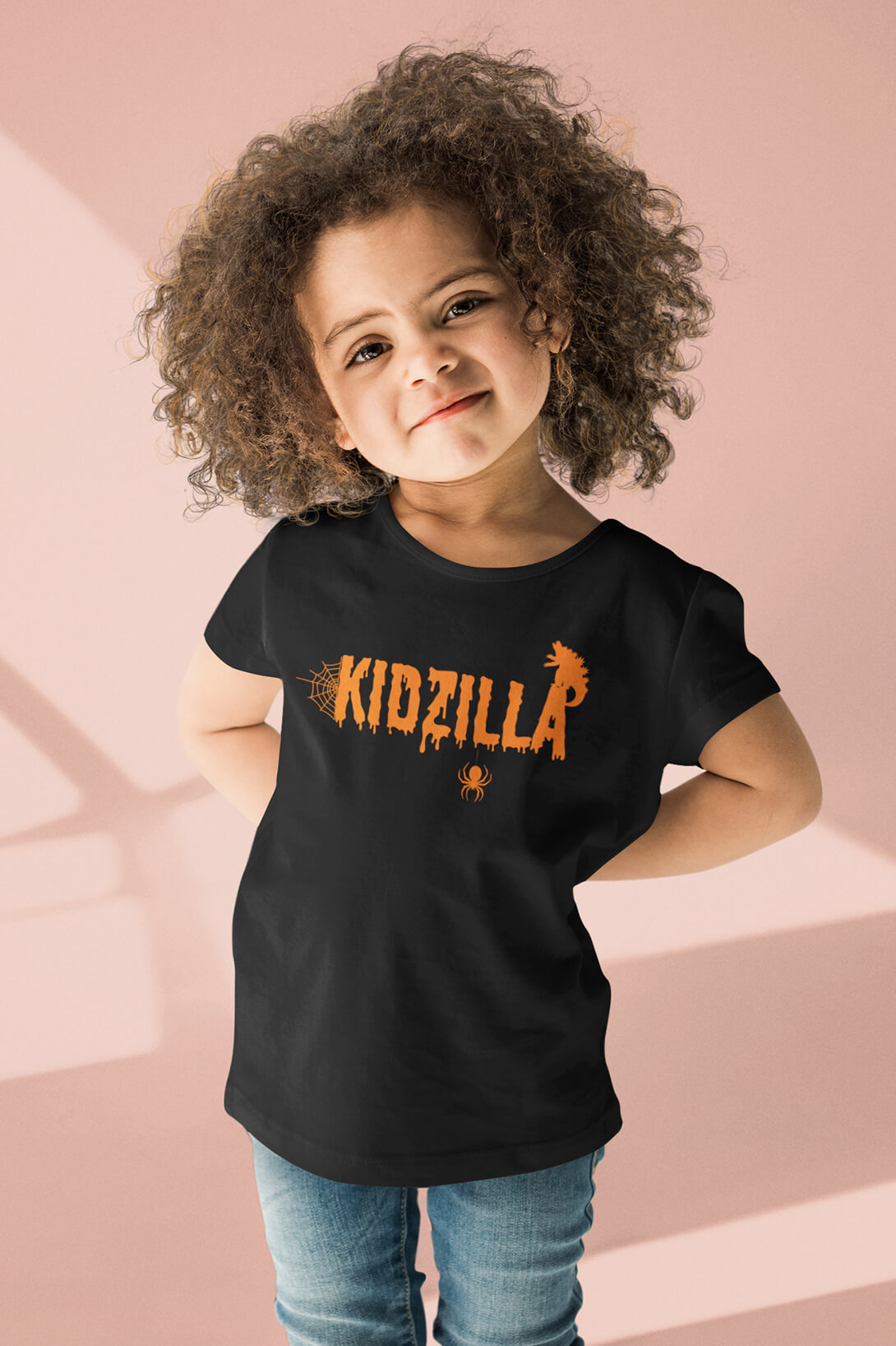 Dětské tričko Kidzilla Barva: Černá, Velikost: 134