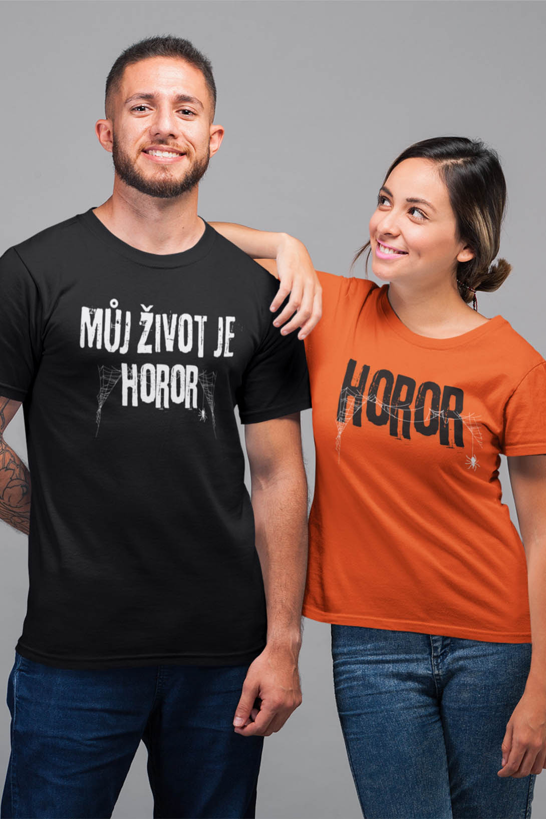 Trička pro páry Horor