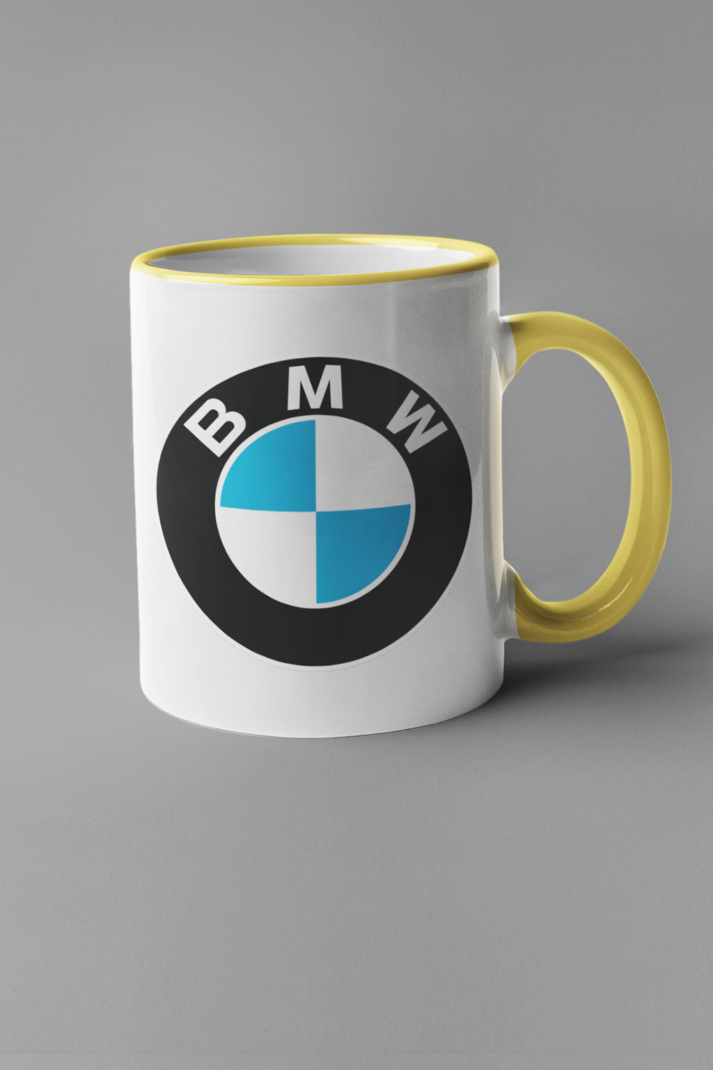 Hrnek s logem auta BMW Barva: Žlutá