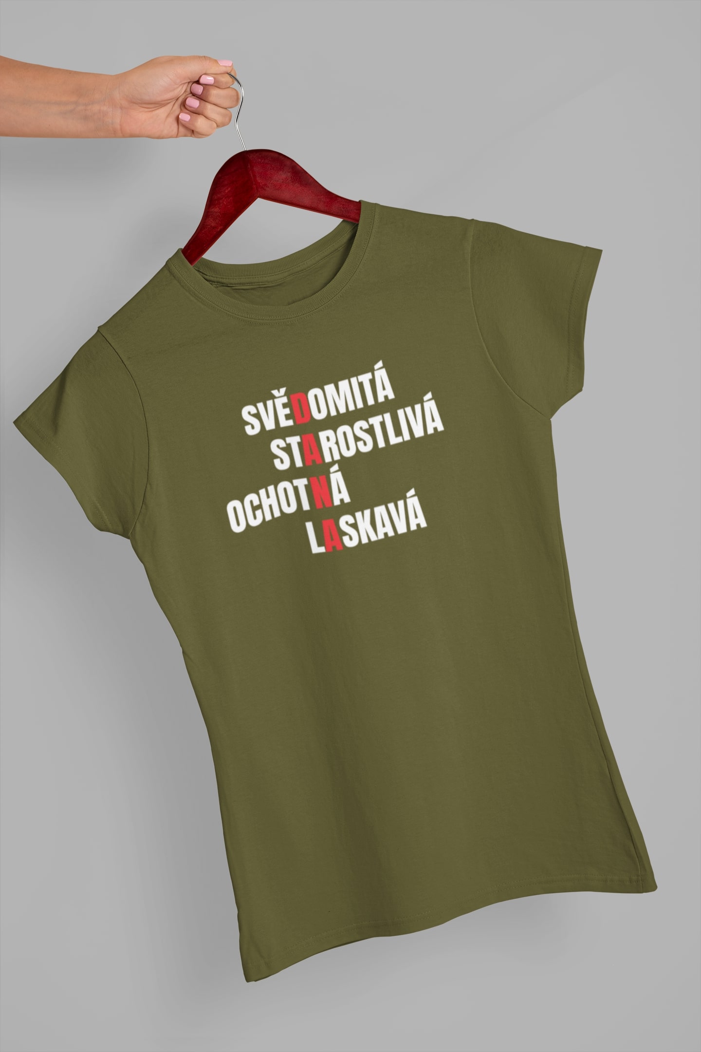 Dámské tričko Charakteristika Dana Barva: Khaki