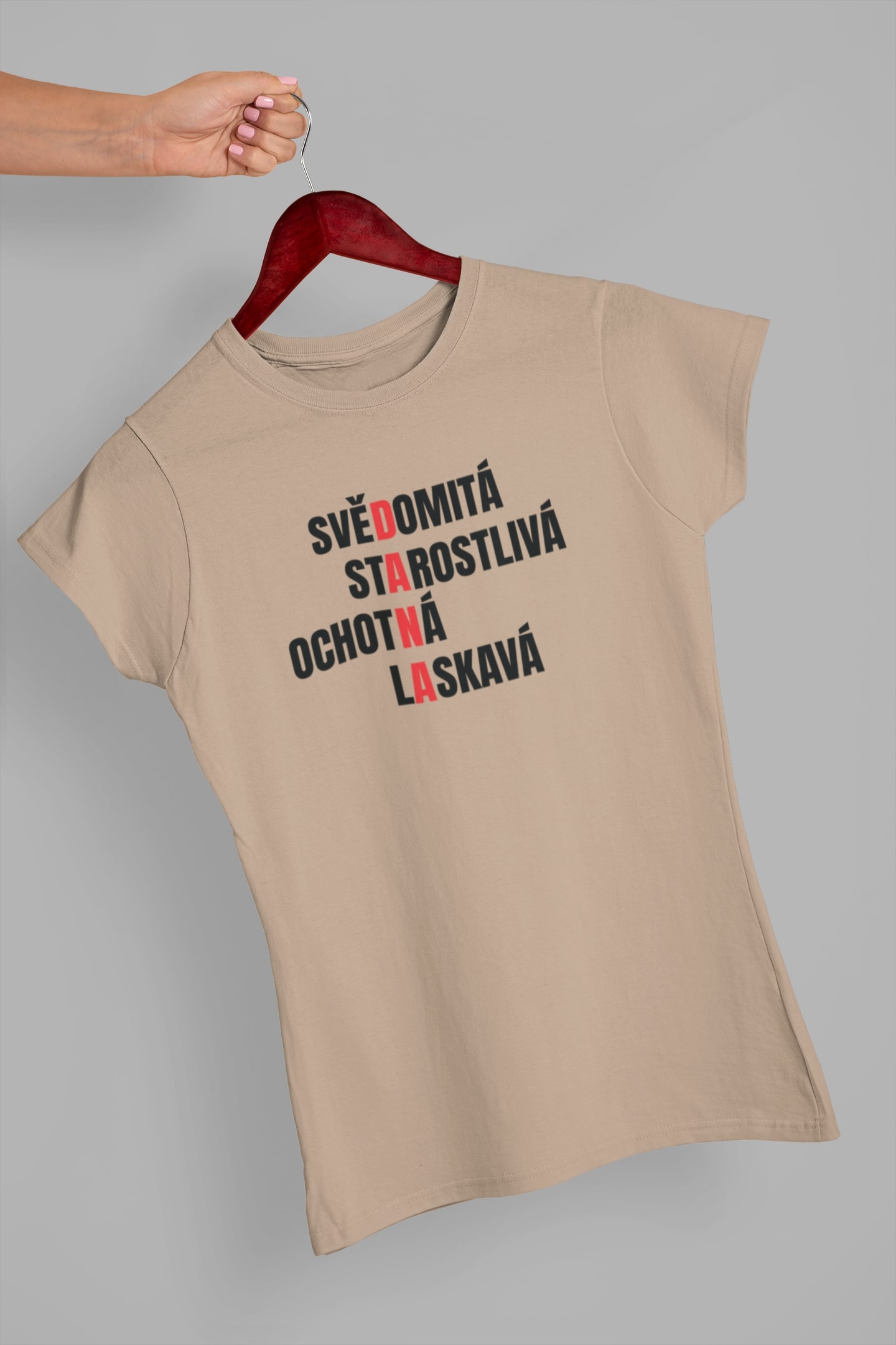 Dámské tričko Charakteristika Dana Barva: Písková