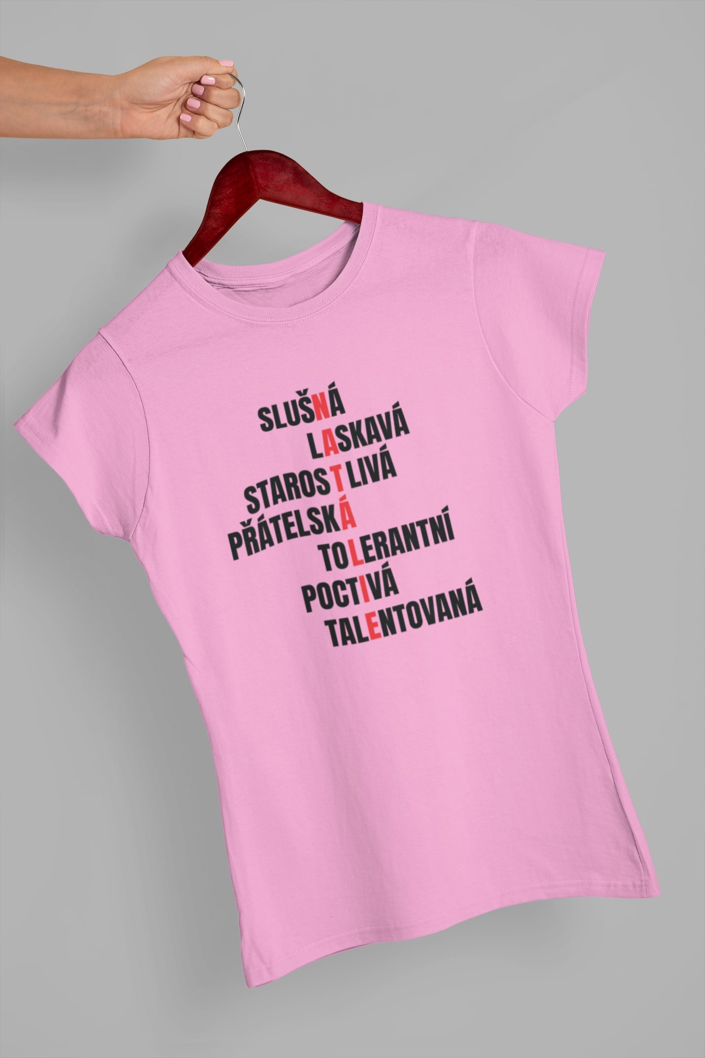 MMO Dámské tričko Charakteristika Natálie Barva: Ružová
