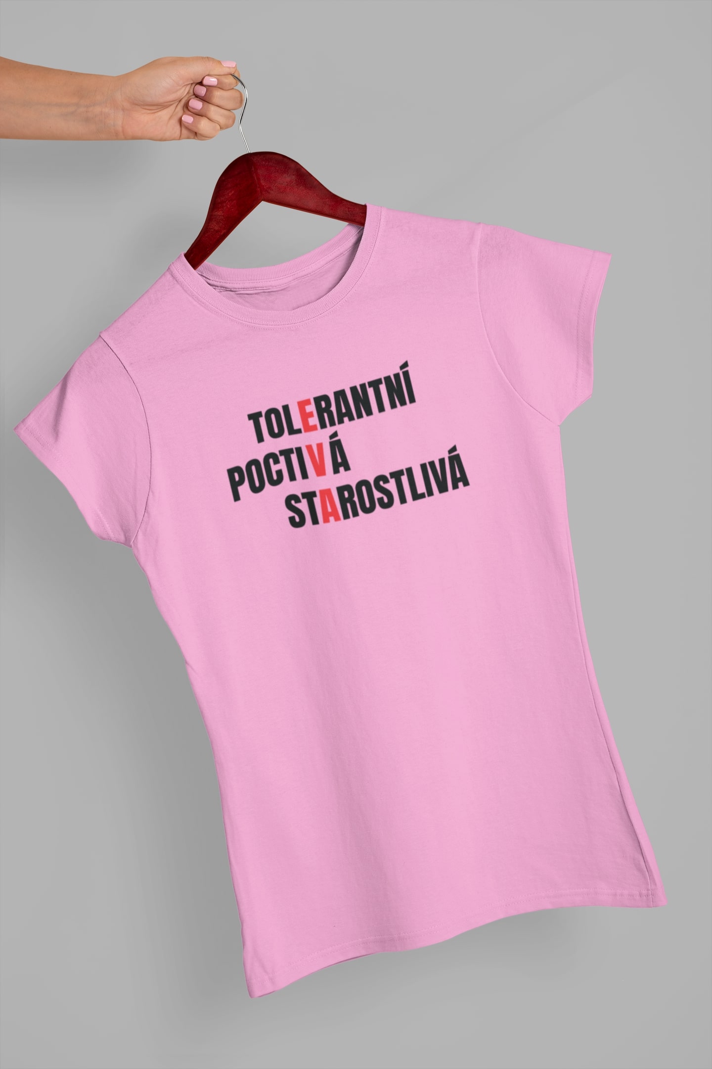 Dámské tričko Charakteristika Eva Barva: Ružová