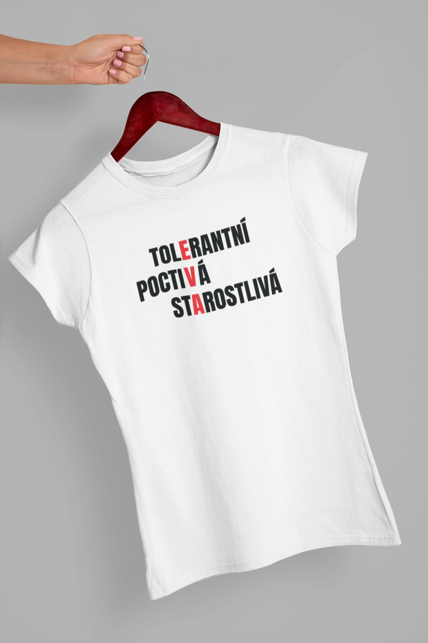 Dámské tričko Charakteristika Eva Barva: Bíla