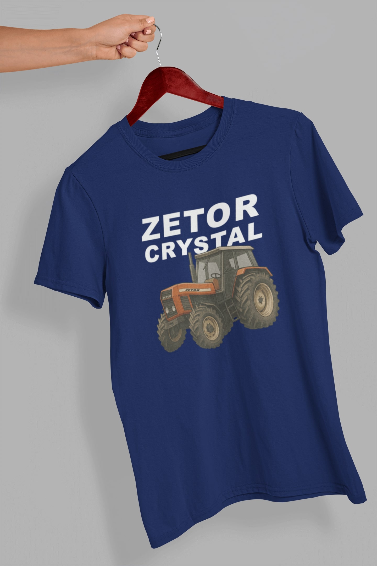 Pánské tričko Zetor Crystal Barva: Půlnoční modrá, Velikost: 3XL