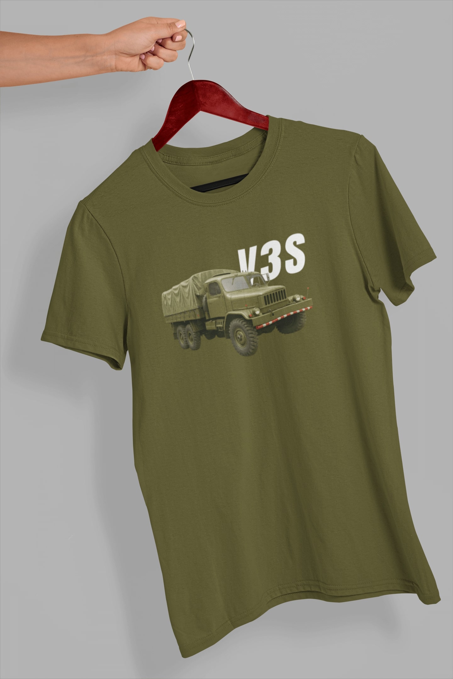 Pánské tričko V3S Barva: Khaki, Velikost: 2XL