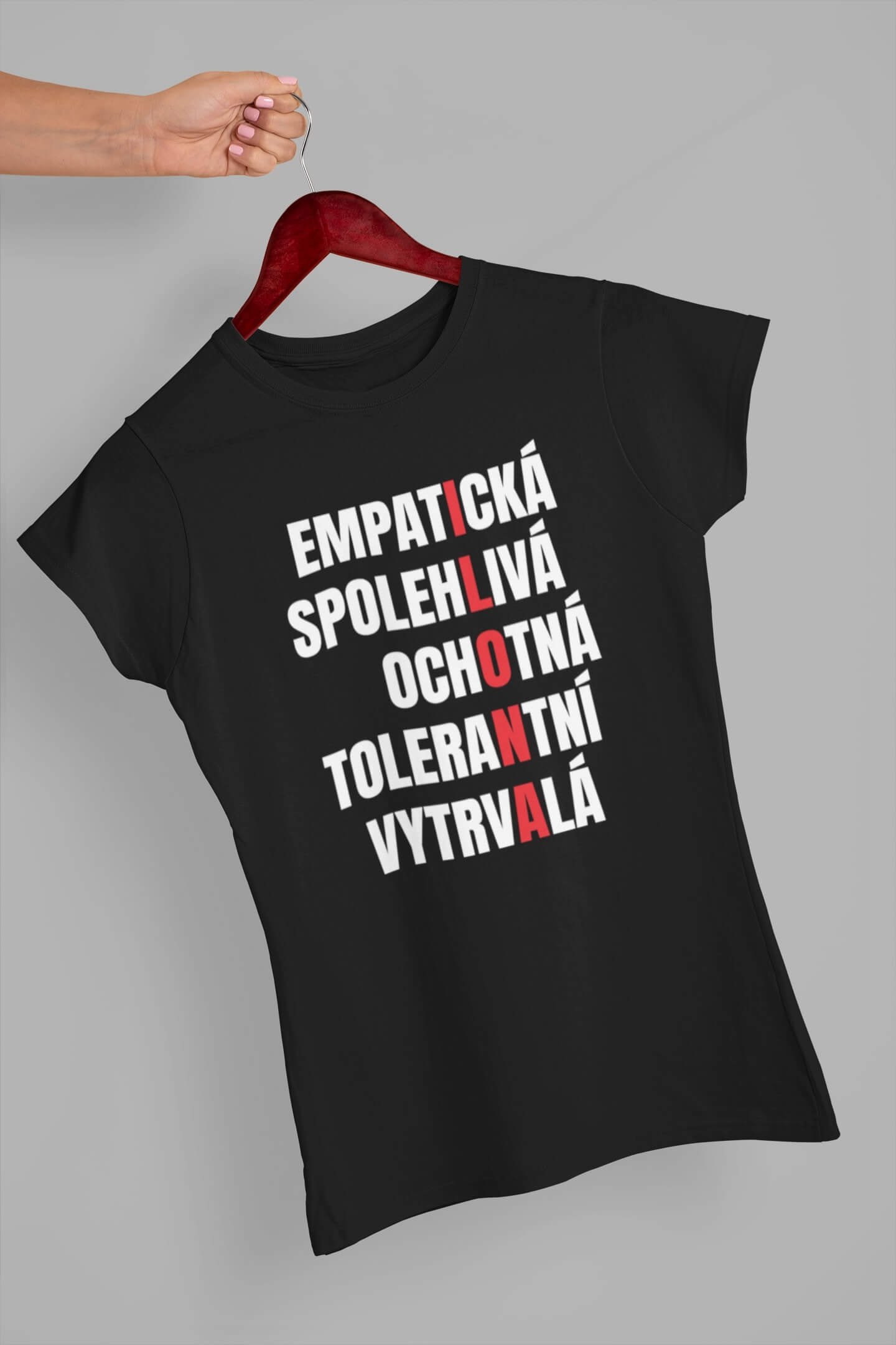 Dámské tričko Charakteristika Ilona Barva: Černá