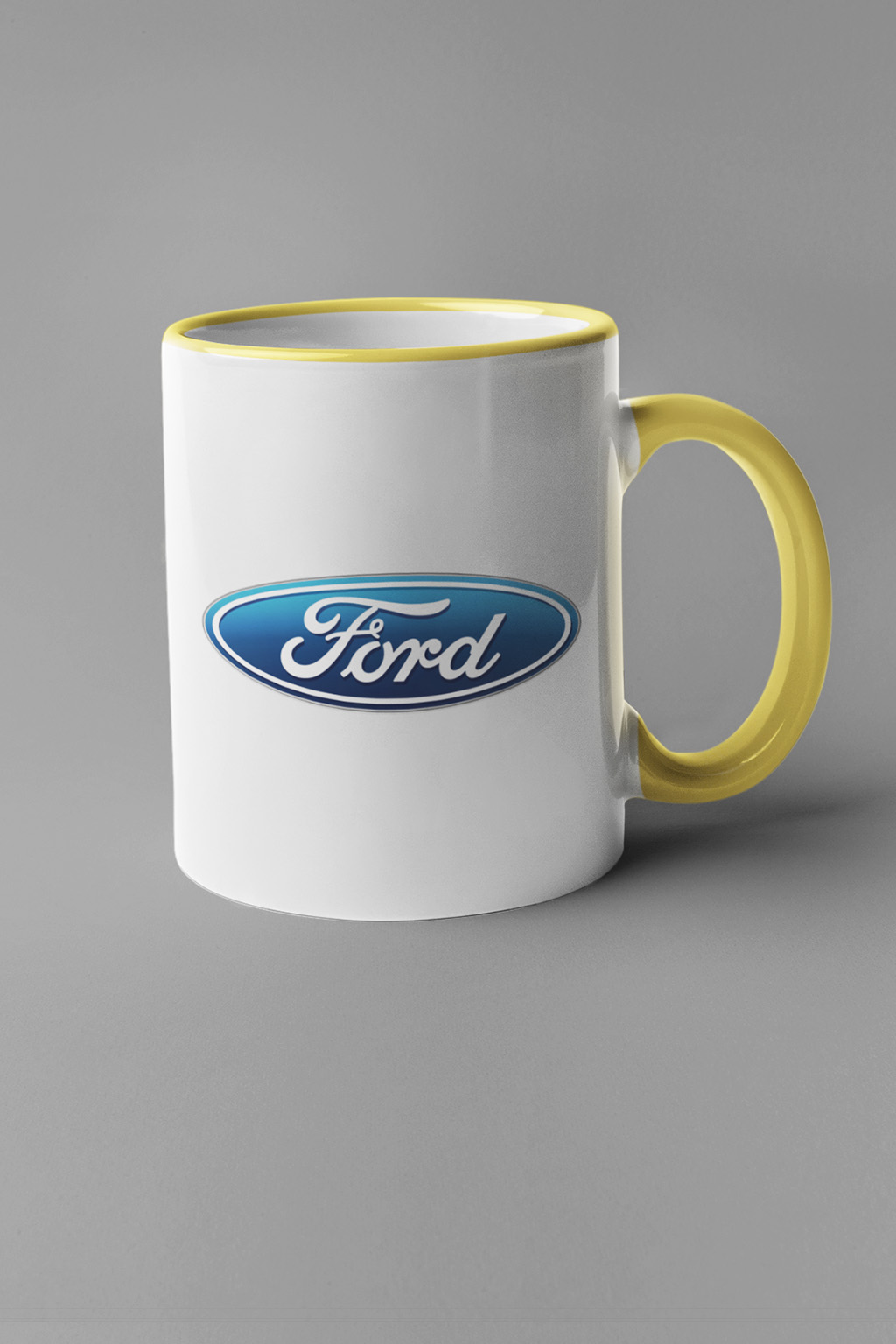 Levně Hrnek s logem auta Ford Barva: Žlutá