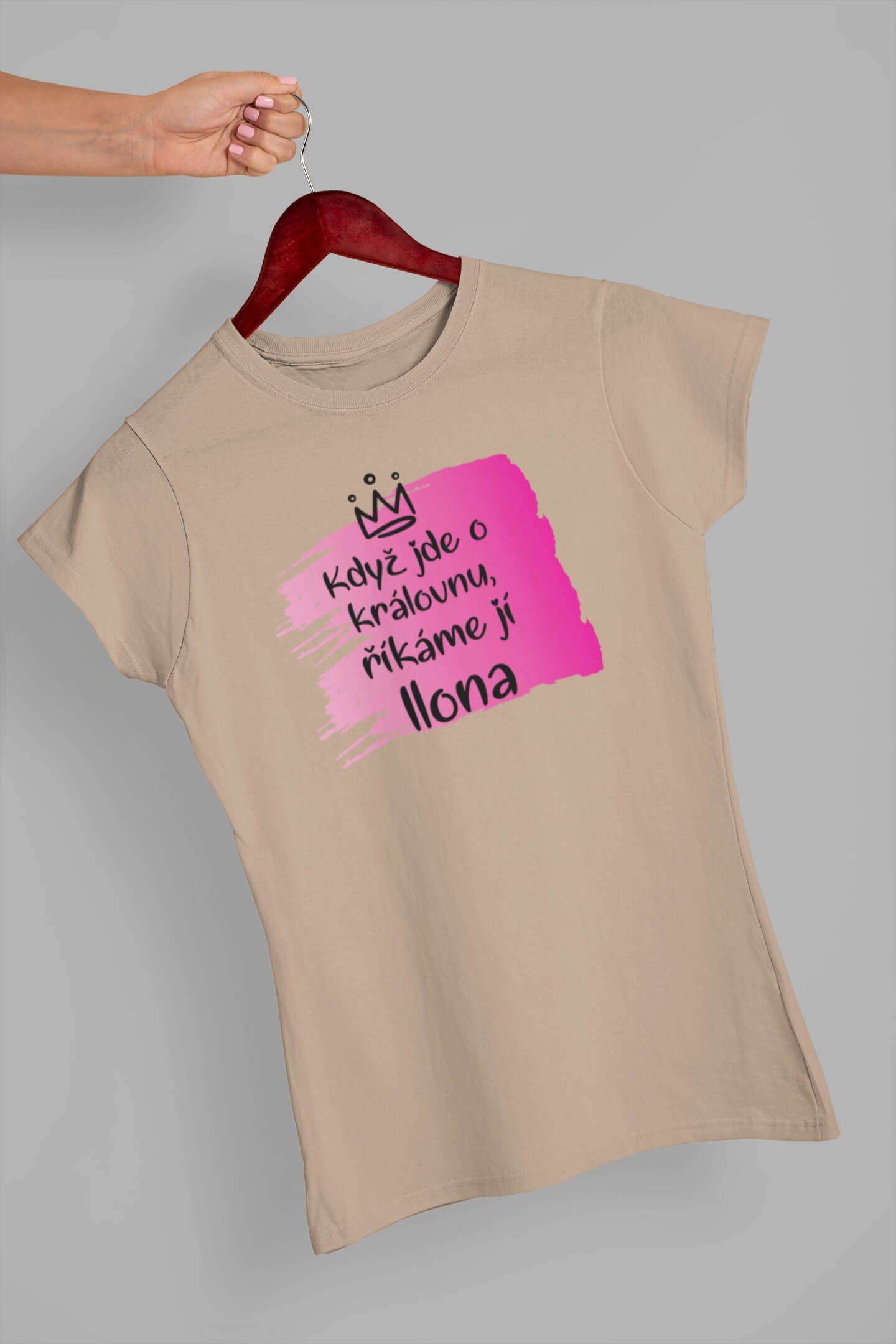 Dámské tričko Ilona Barva: Písková