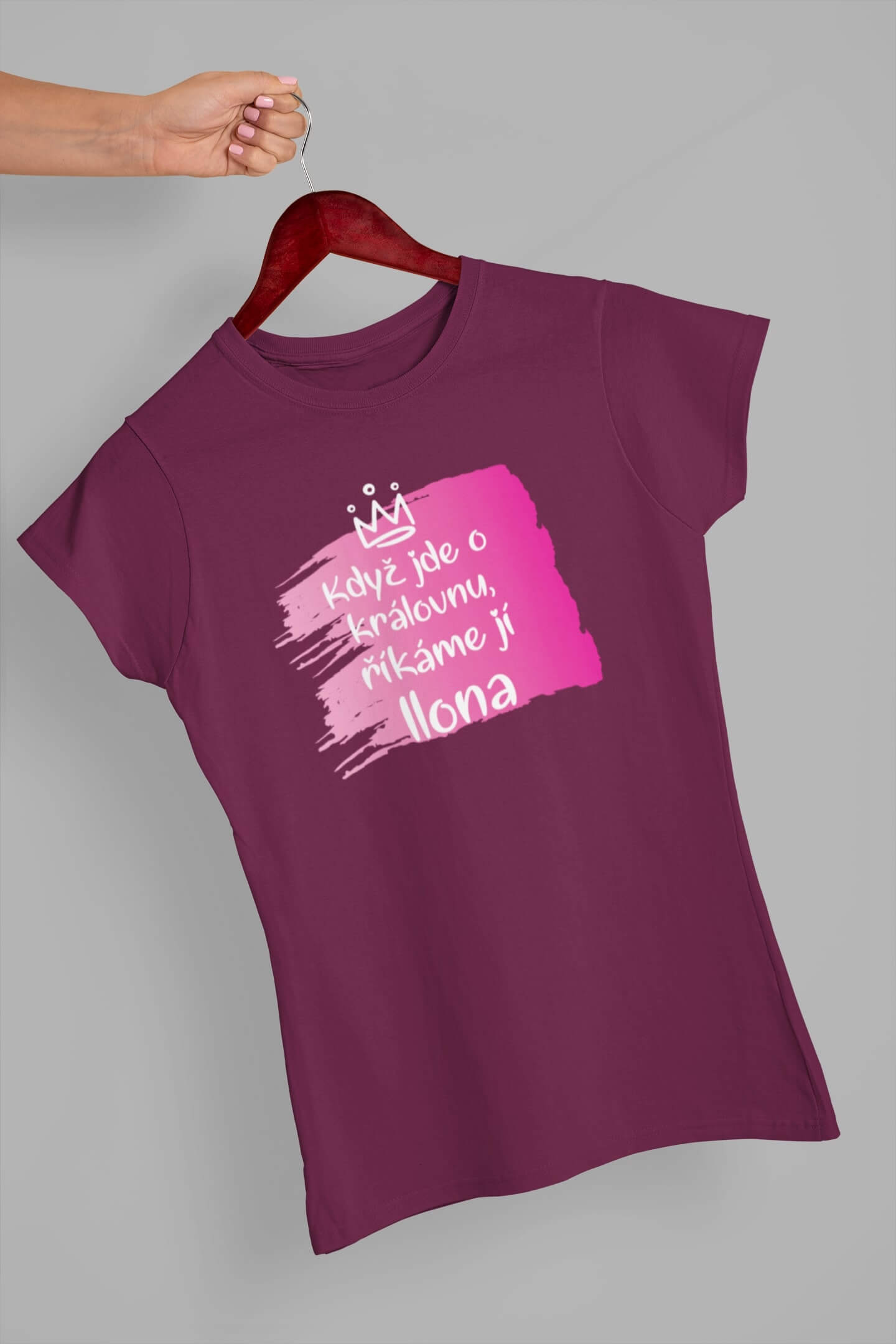 Dámské tričko Ilona Barva: Fuchsiová