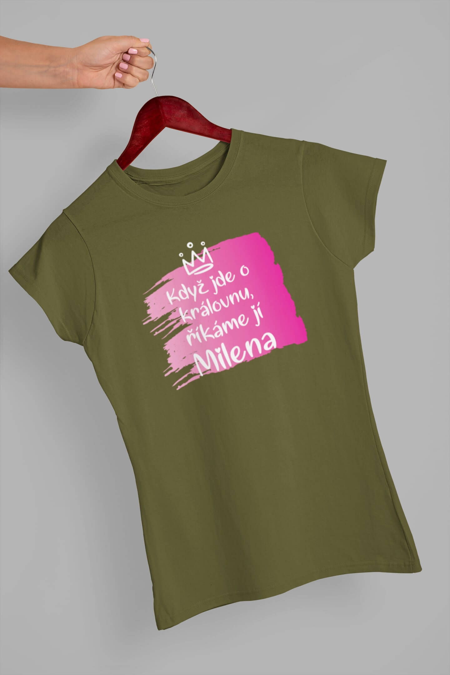 Dámské tričko Milena Barva: Khaki