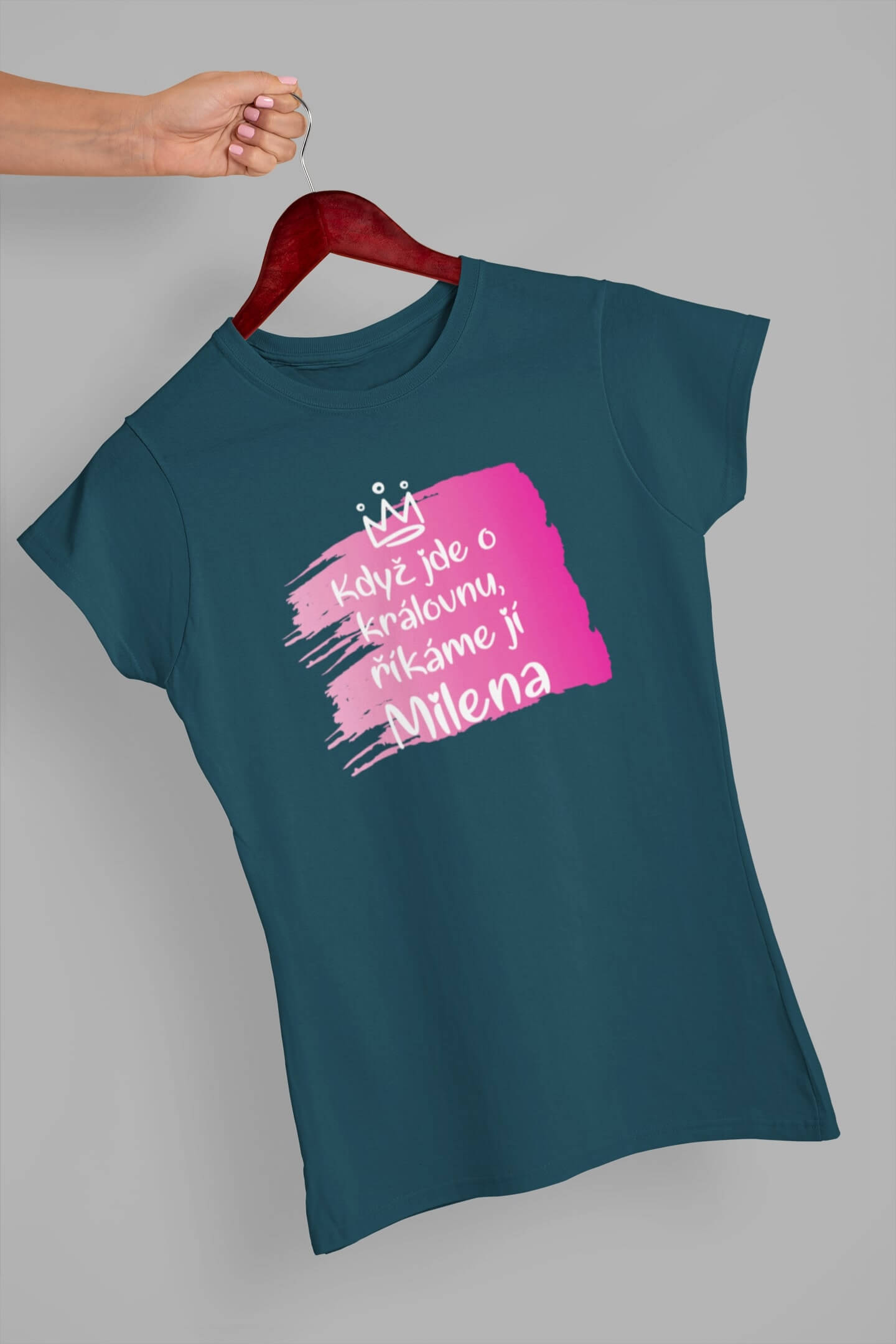 Dámské tričko Milena Barva: Petrolejová modrá