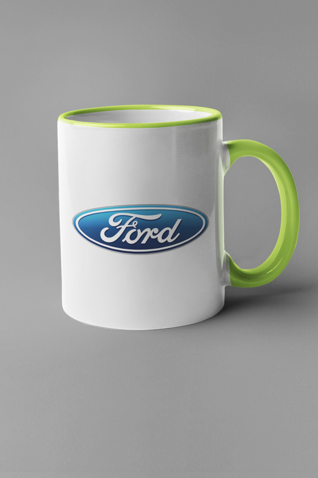 Levně Hrnek s logem auta Ford Barva: Zelená