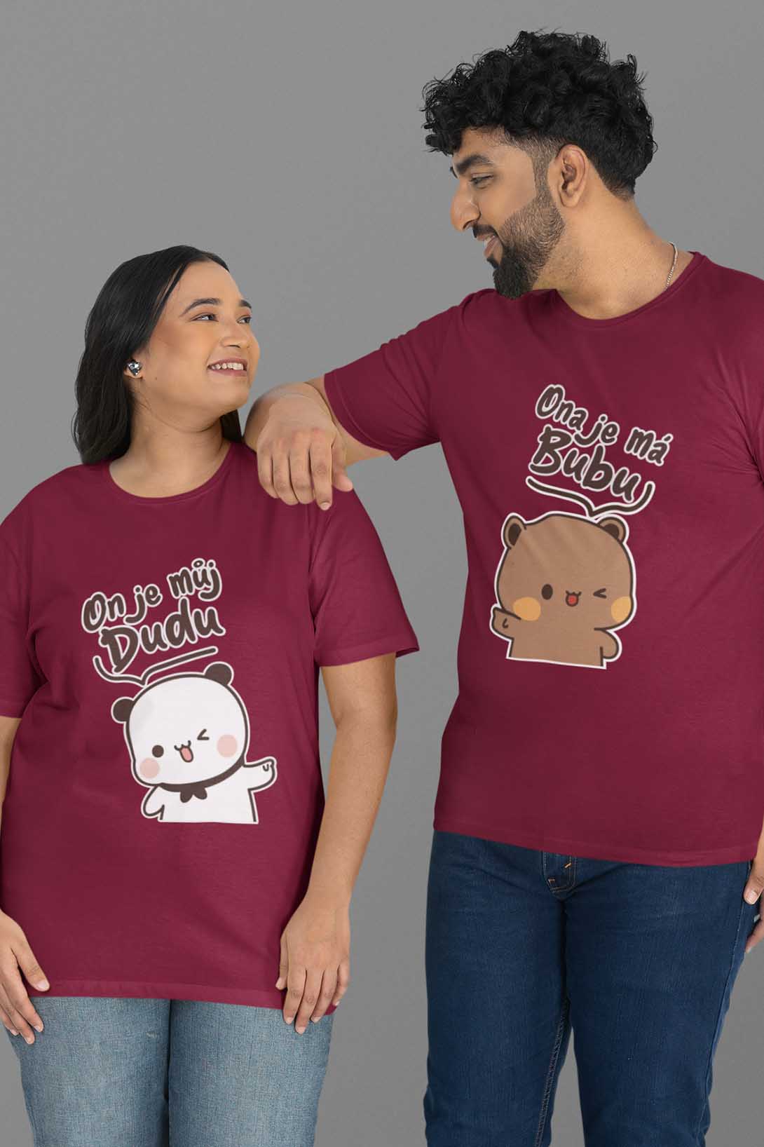 Trička pro páry Dudu a Bubu