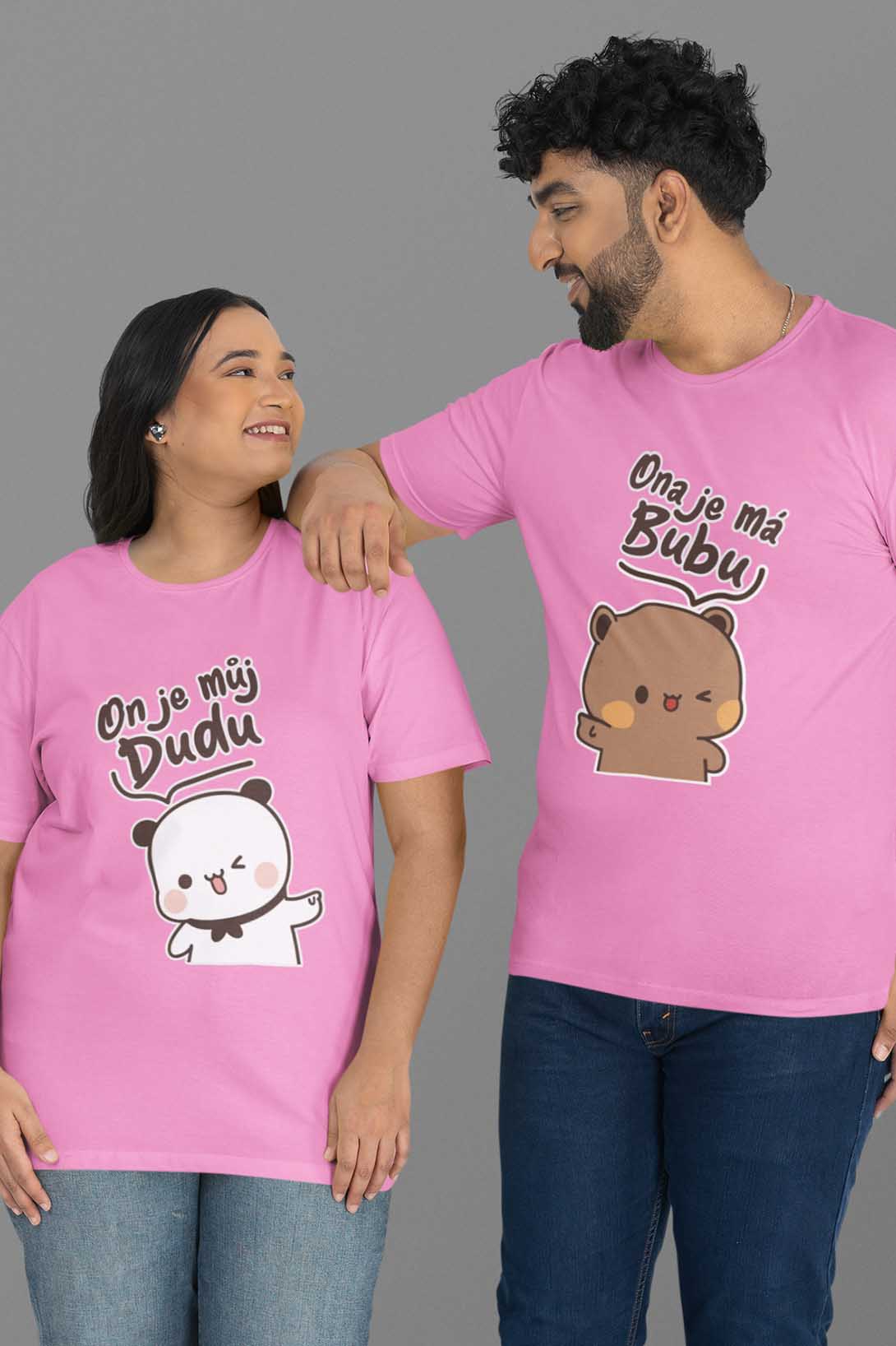 Trička pro páry Dudu a Bubu
