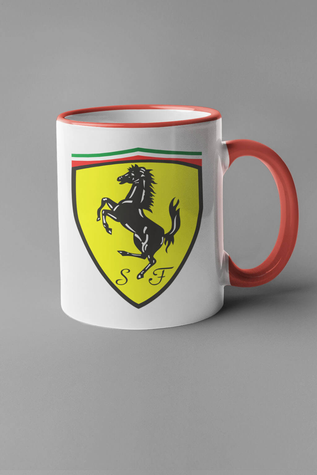Hrnek s logem auta Ferrari Barva: Červená