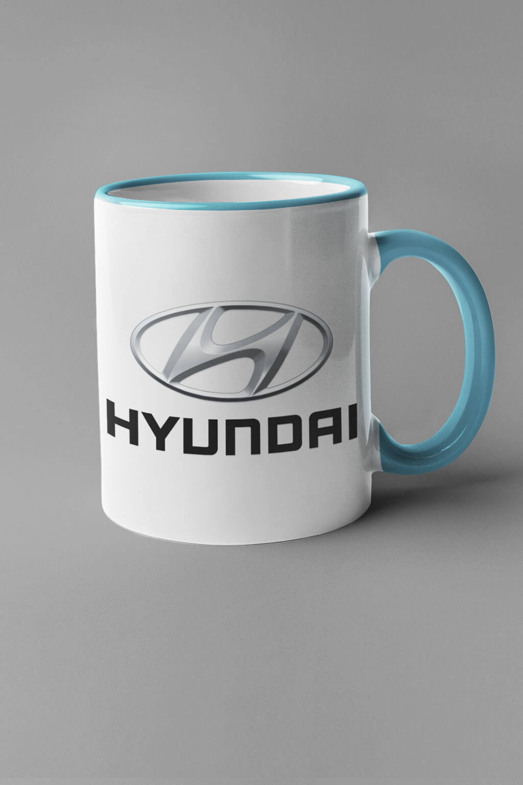 Levně Hrnek s logem auta Hyundai Barva: Modrá