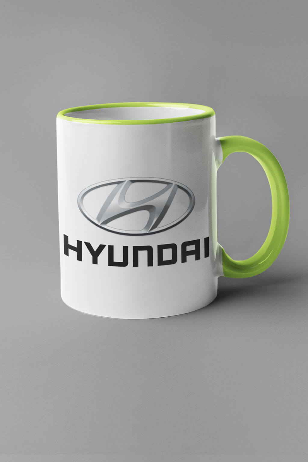 Hrnek s logem auta Hyundai Barva: Zelená