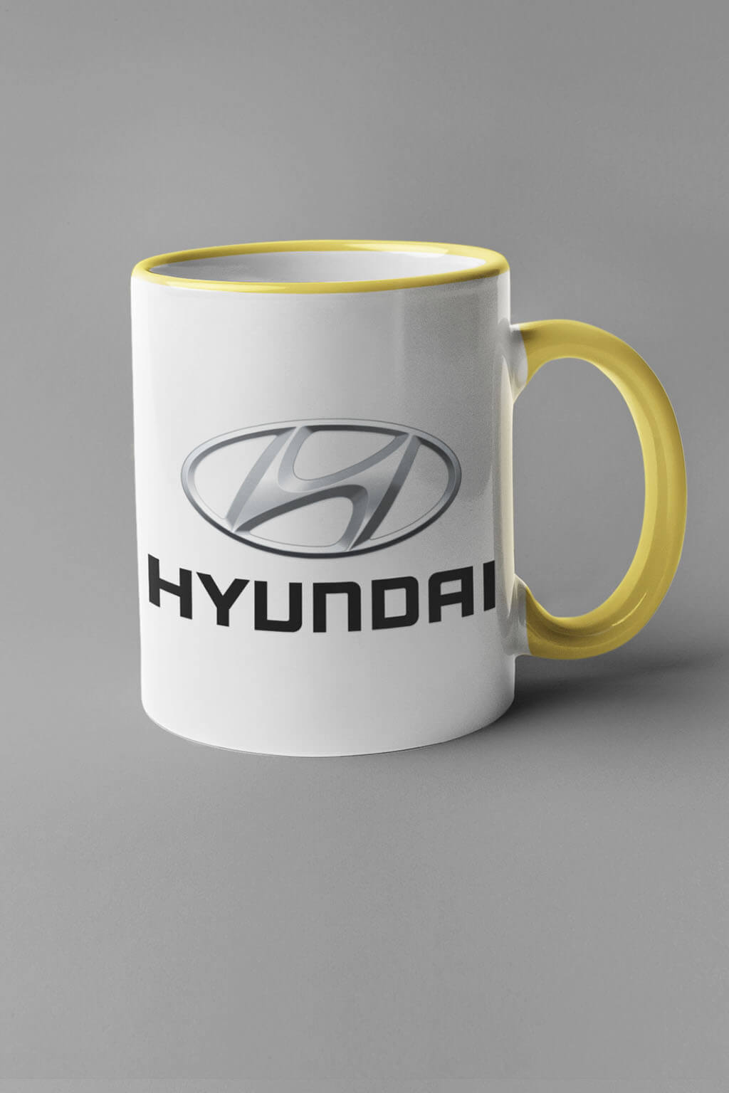 Levně Hrnek s logem auta Hyundai Barva: Žlutá