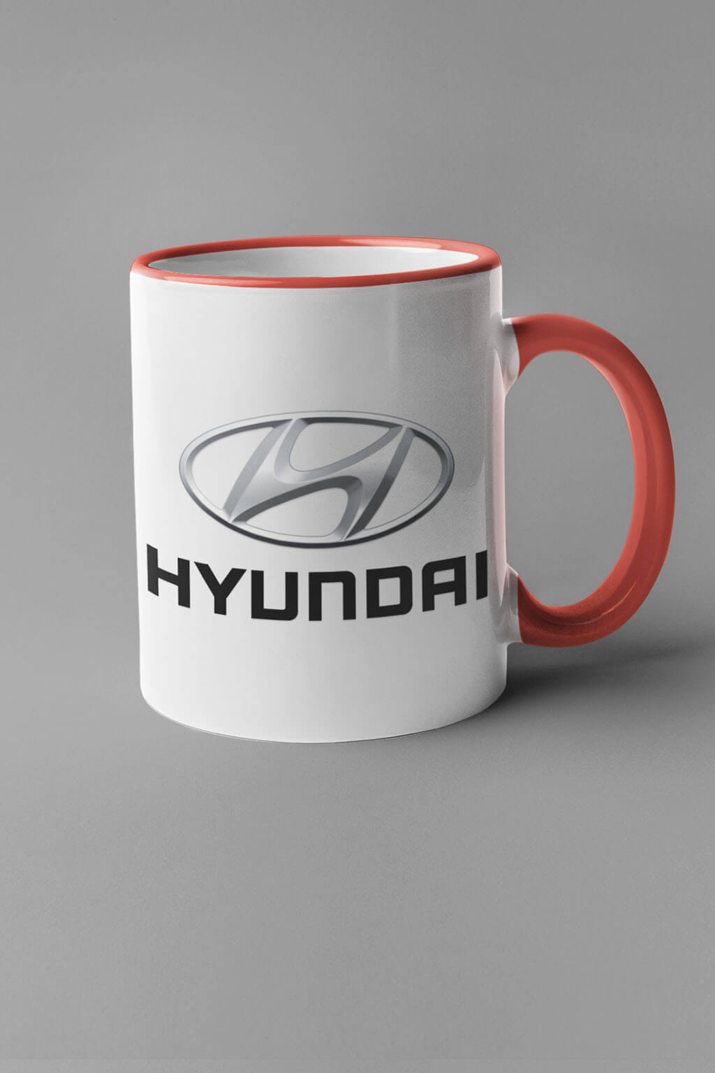 Levně Hrnek s logem auta Hyundai Barva: Červená