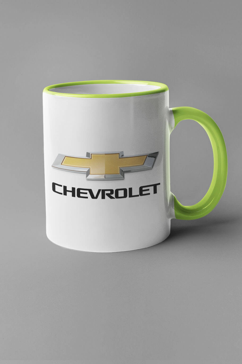 Hrnek s logem auta Chevrolet Barva: Zelená