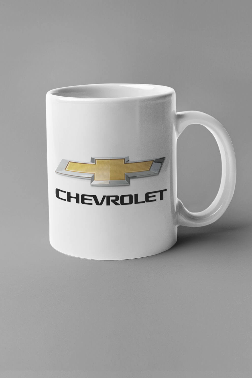 Hrnek s logem auta Chevrolet Barva: Bíla