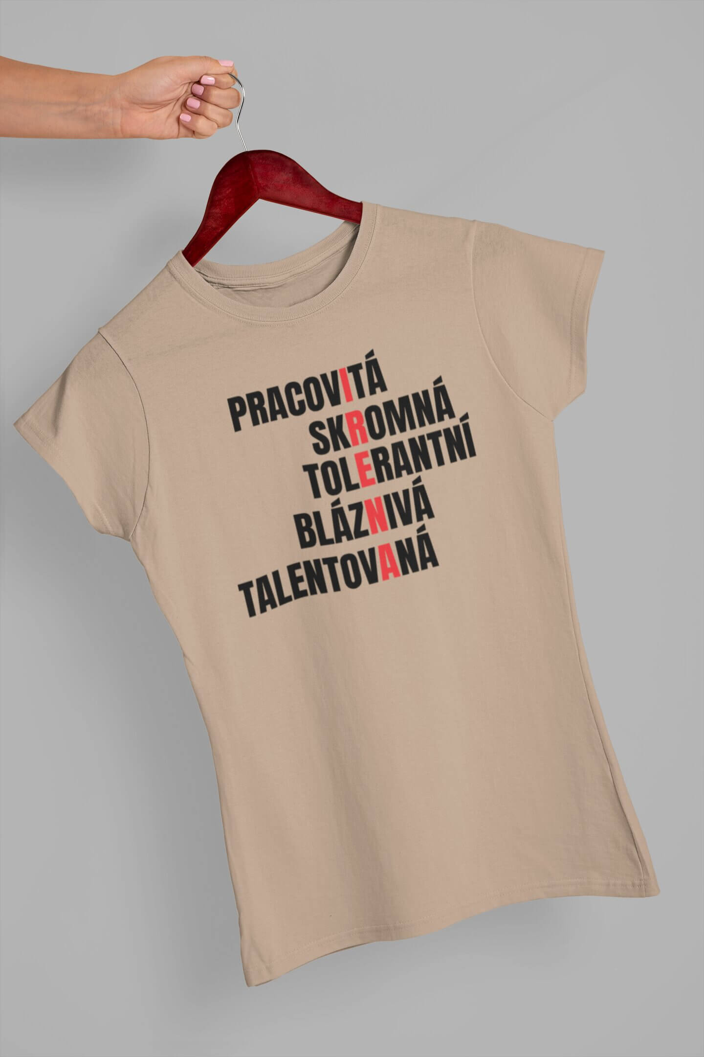 Dámské tričko Charakteristika Irena