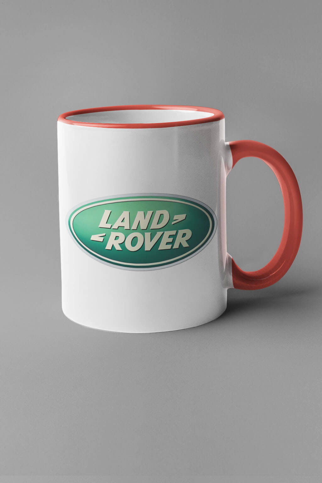 Levně Hrnek s logem auta Land Rover Barva: Červená