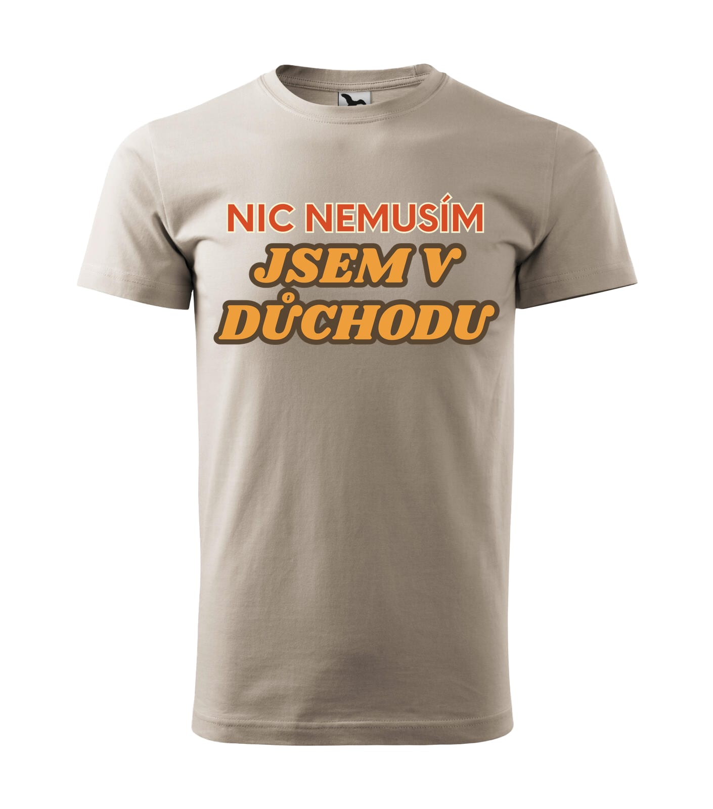 Pánské tričko Jsem v důchodu nápis