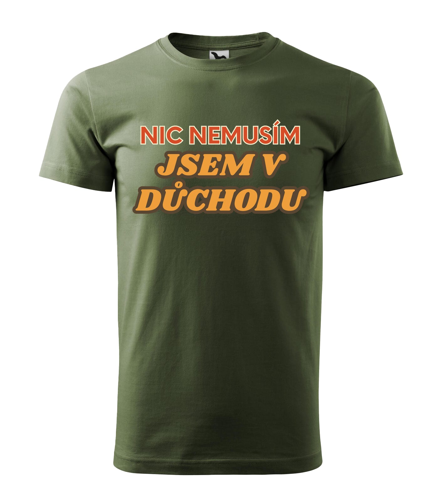 Pánské tričko Jsem v důchodu nápis