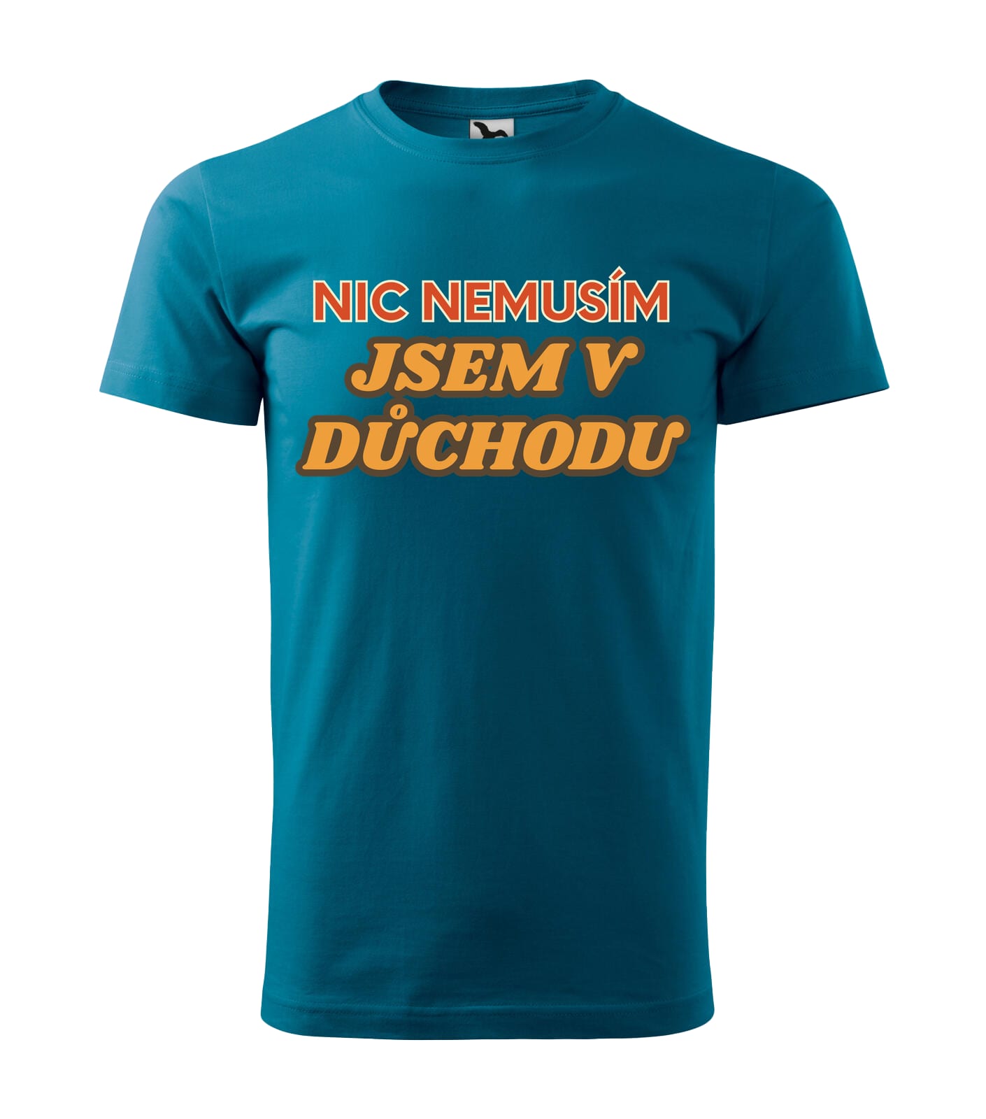 Pánské tričko Jsem v důchodu nápis