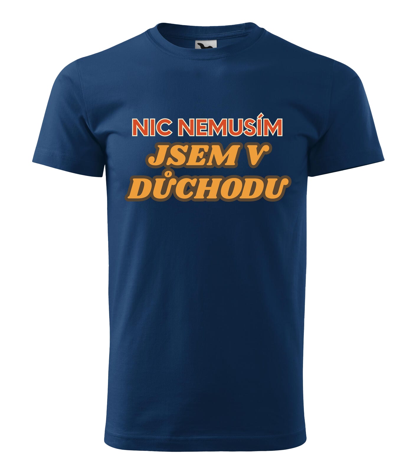 Pánské tričko Jsem v důchodu nápis