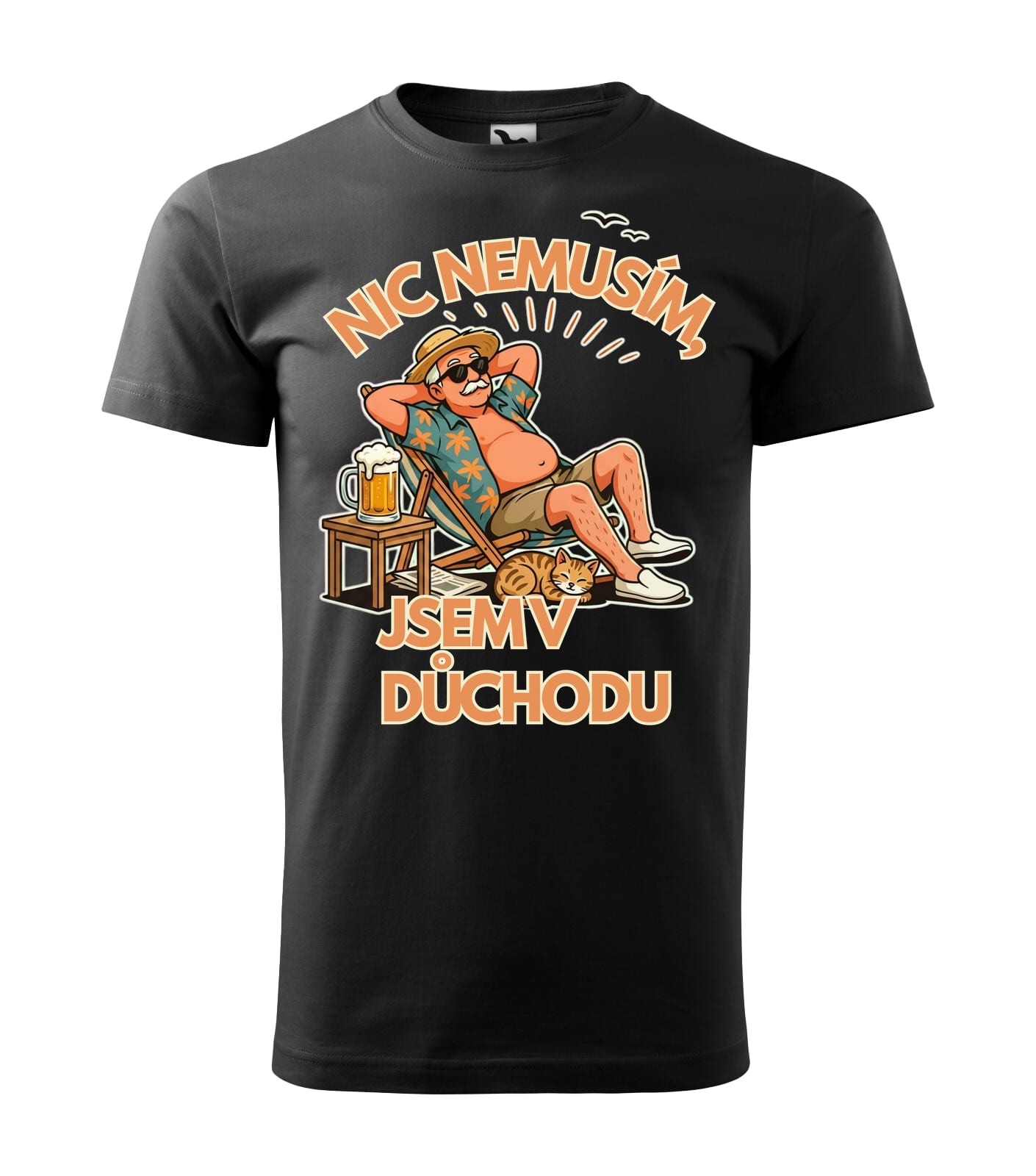 Pánské tričko Jsem v důchodu