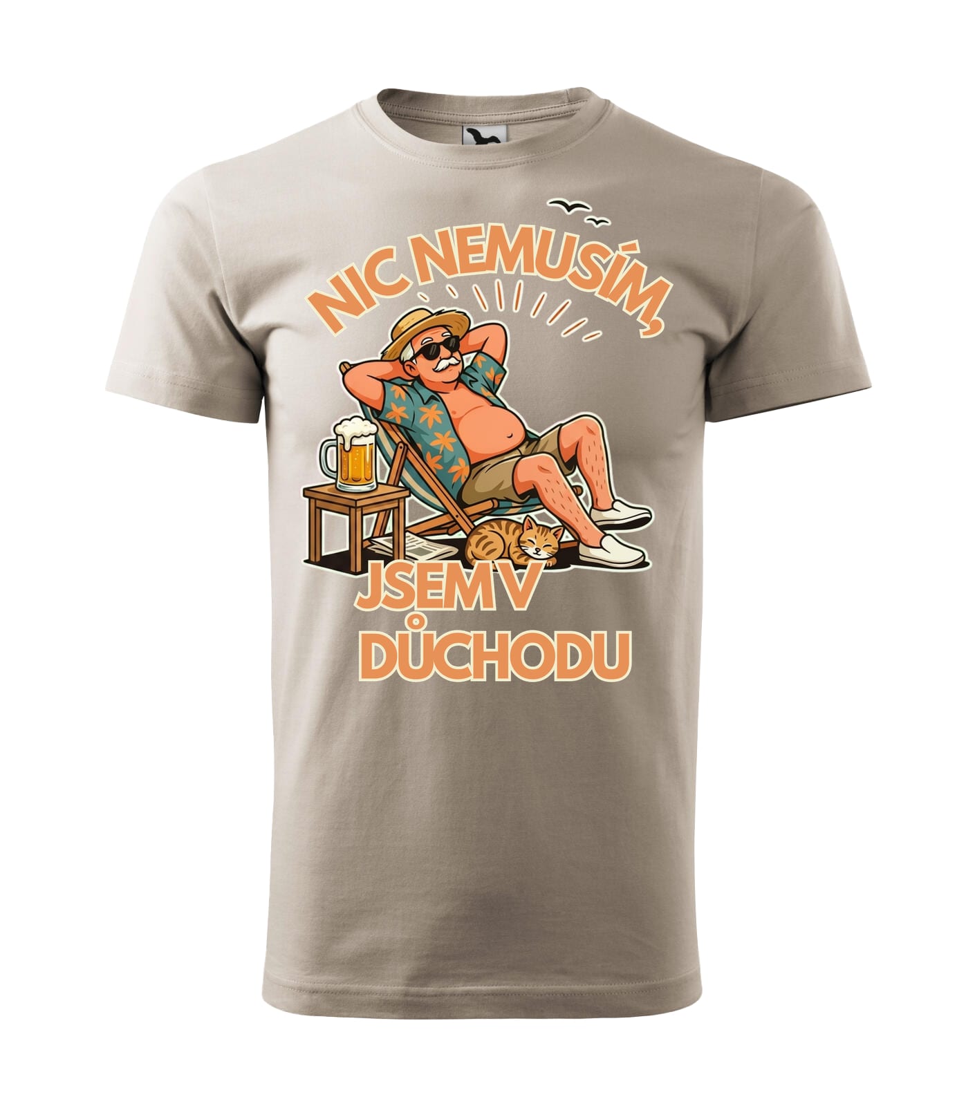 Pánské tričko Jsem v důchodu