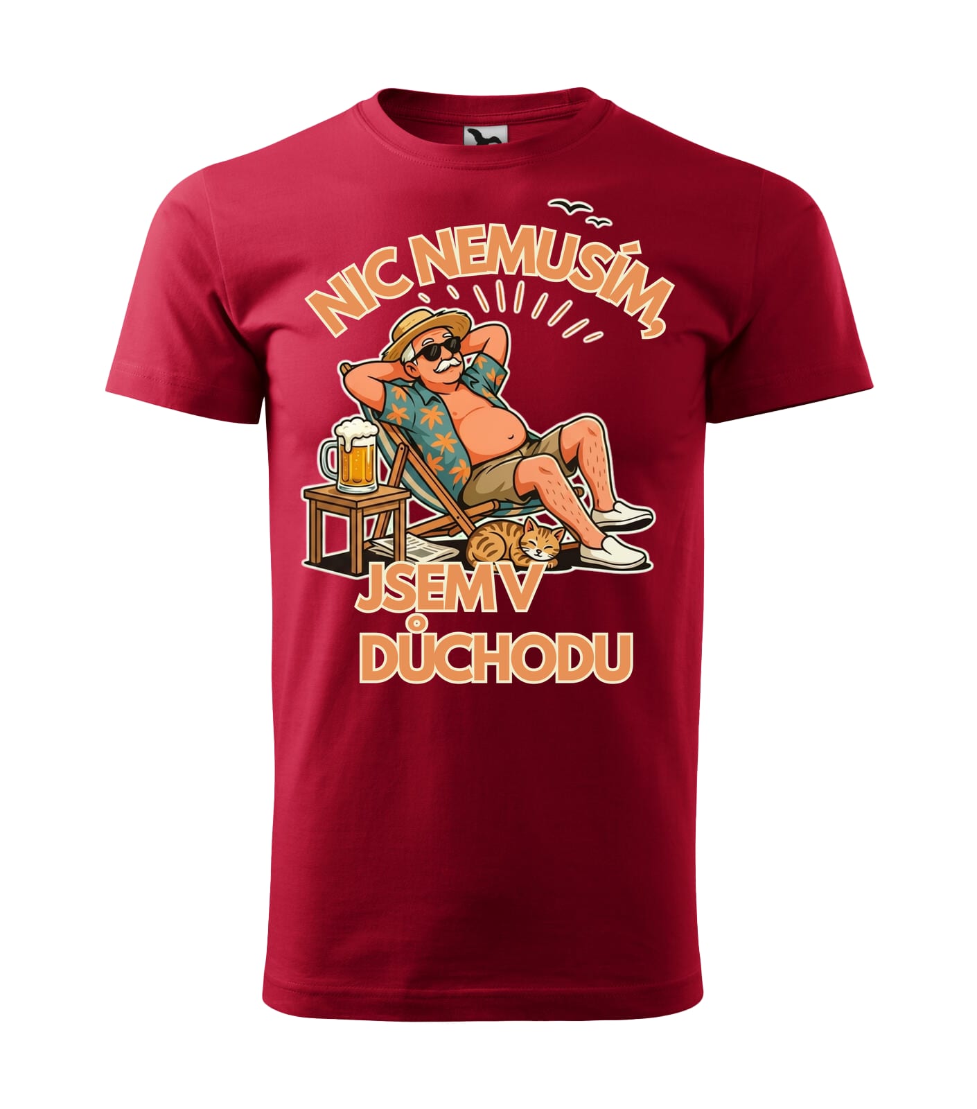 Pánské tričko Jsem v důchodu