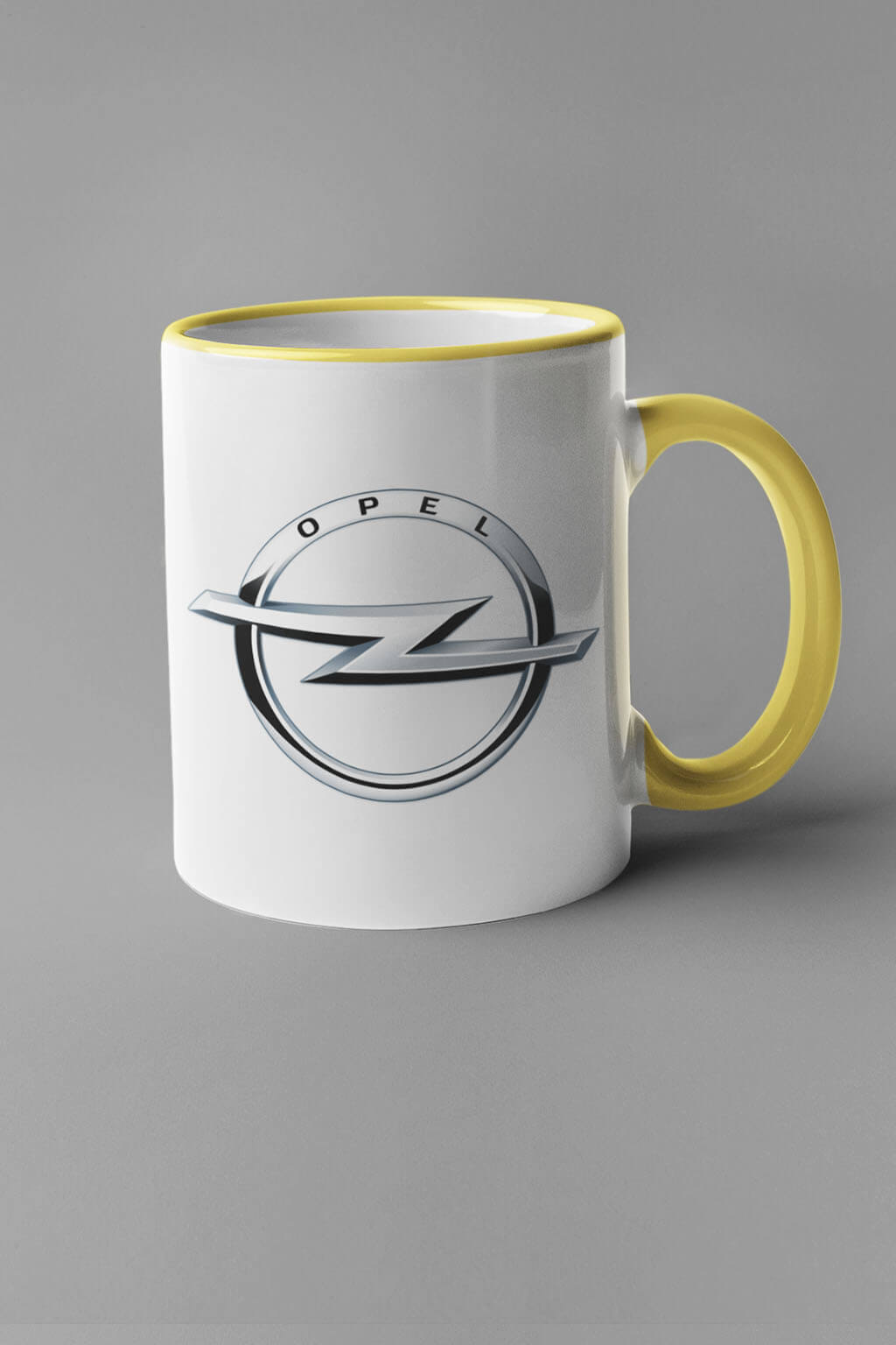 Levně Hrnek s logem auta Opel Barva: Žlutá