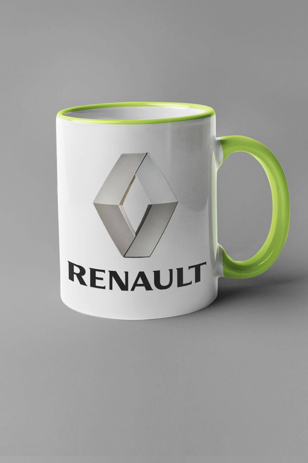 Levně Hrnek s logem auta Renault Barva: Zelená