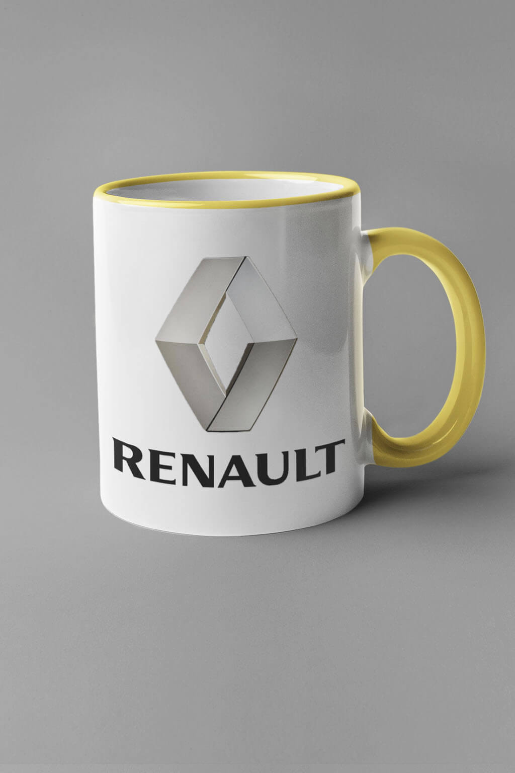 Levně Hrnek s logem auta Renault Barva: Žlutá