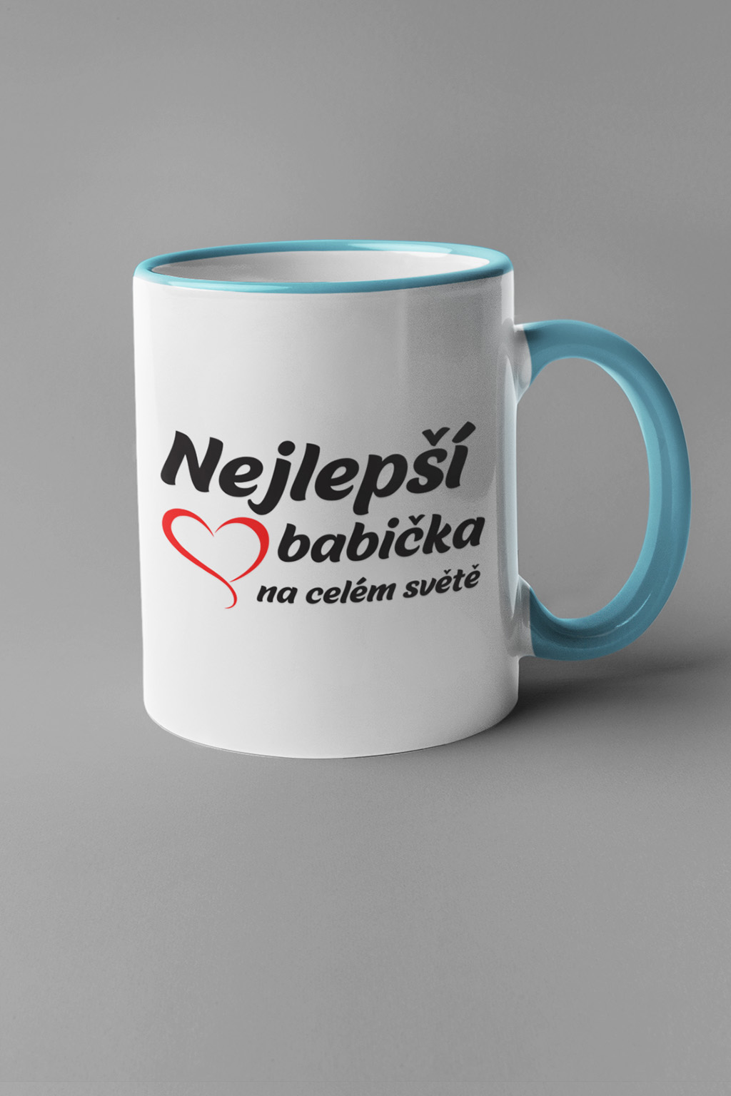Levně Hrnek Nejlepší babka Barva: Modrá