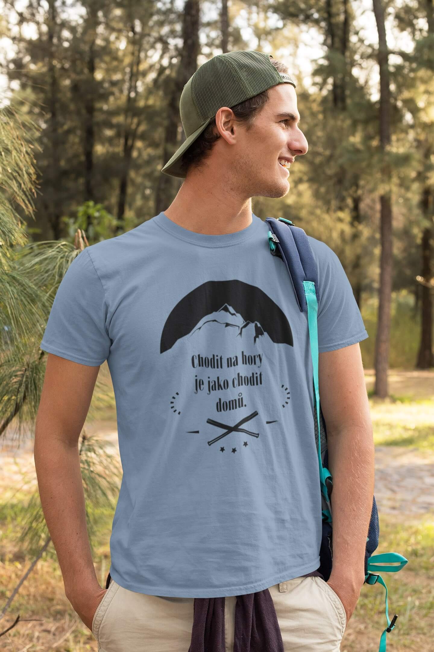 Pánské tričko Chodit na hory