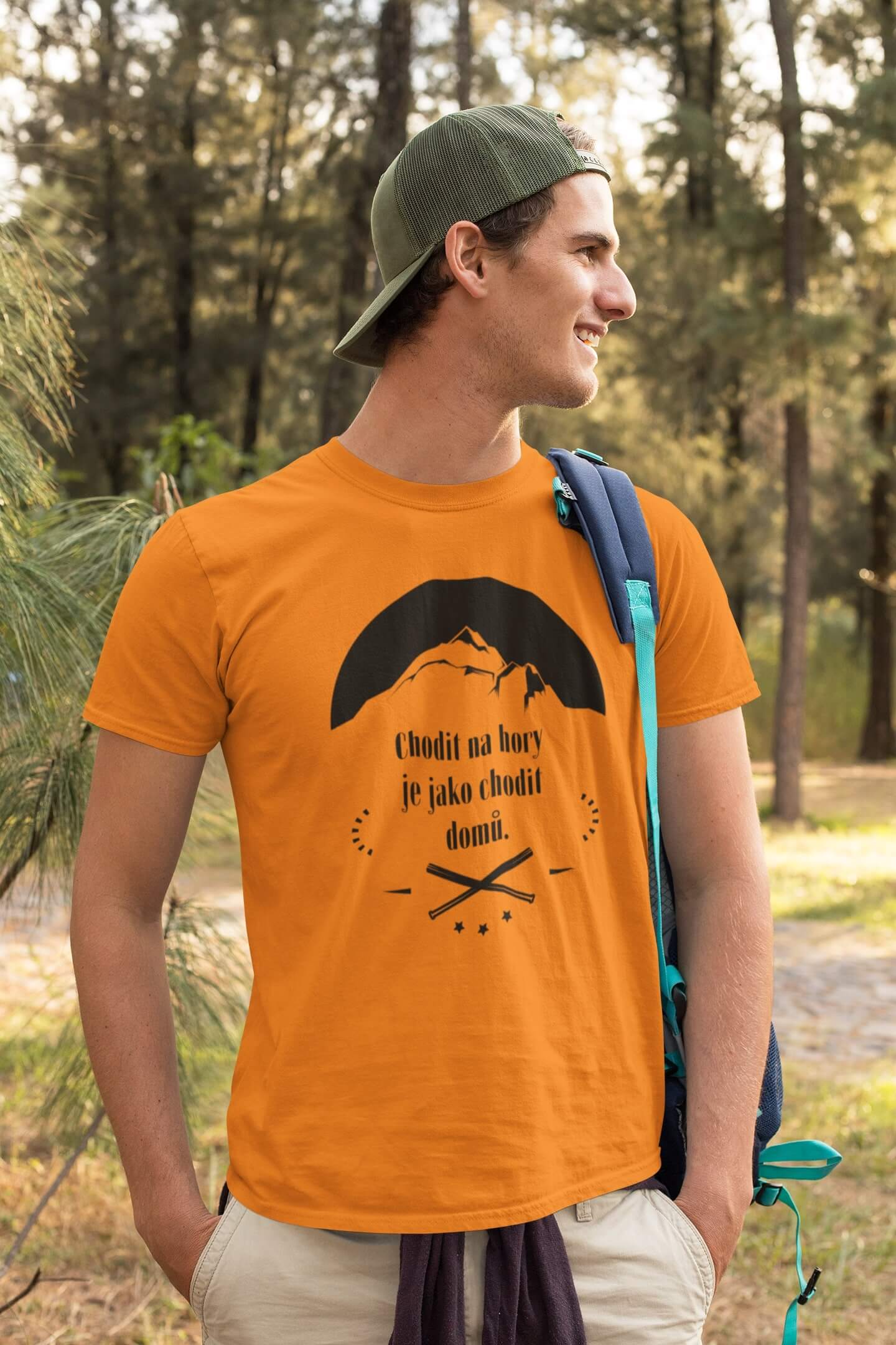Pánské tričko Chodit na hory