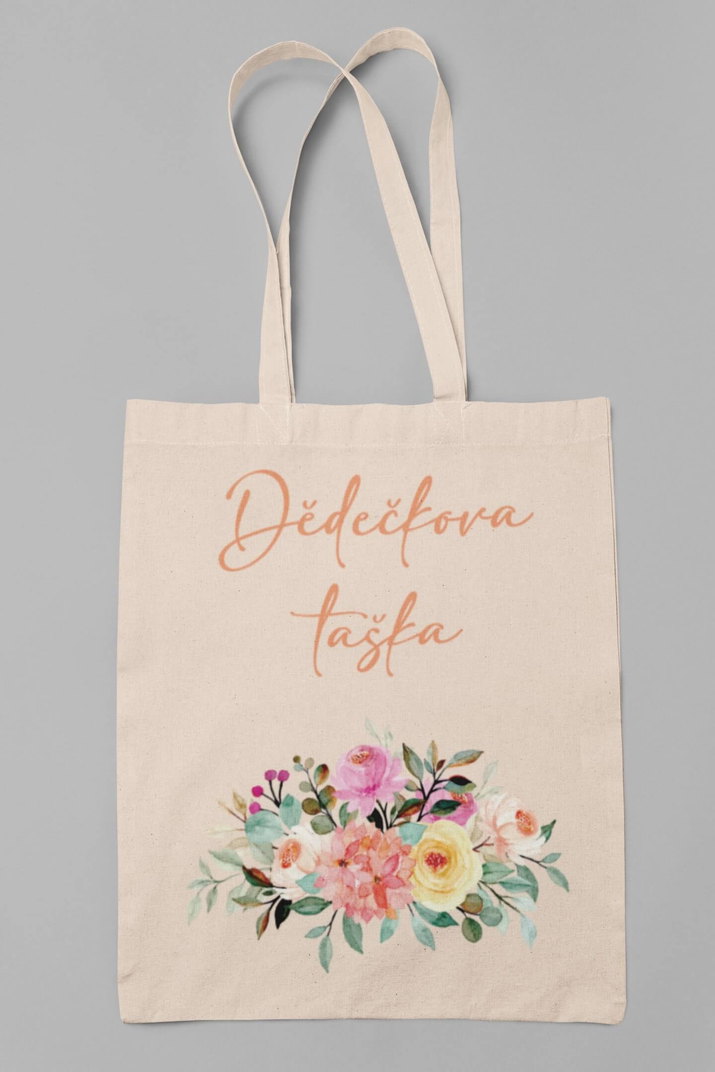 Bavlněná taška Dědečkova taška Barva: Béžová
